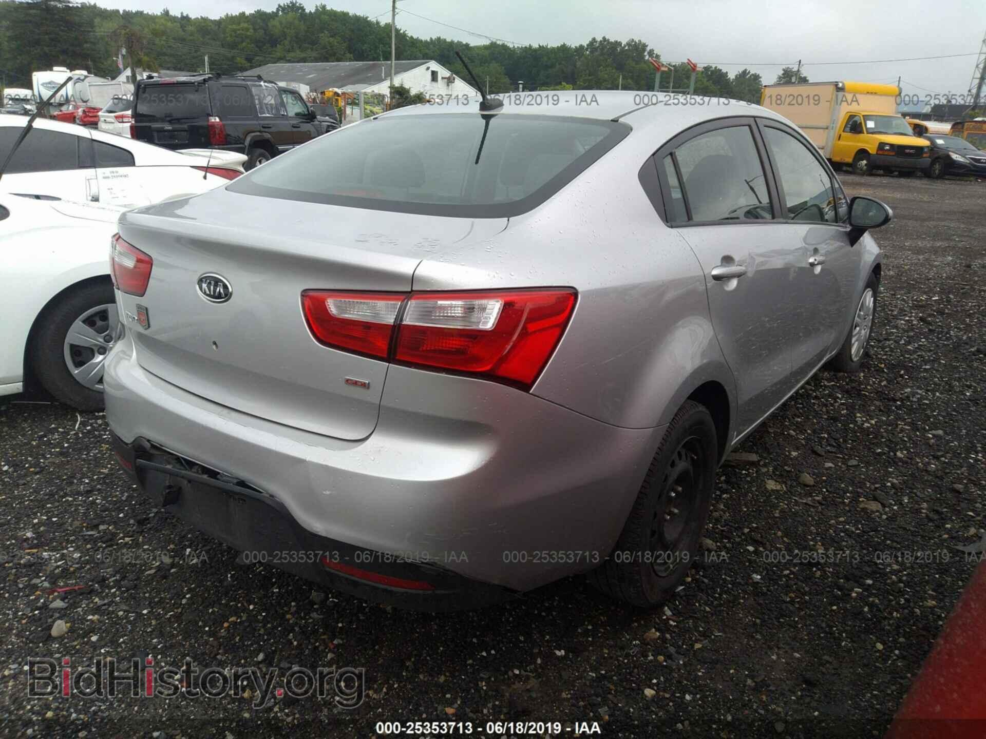 2012 KIA RIO - VIN: KNADM4A36C6076617 - Фото 4