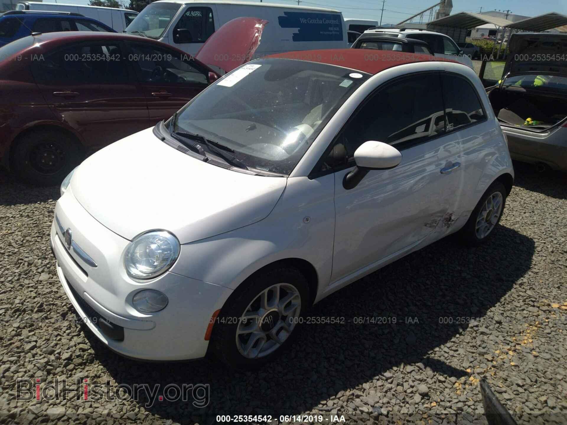 2015 FIAT 500 - VIN: 3C3CFFDR0FT667464 - Фото 2