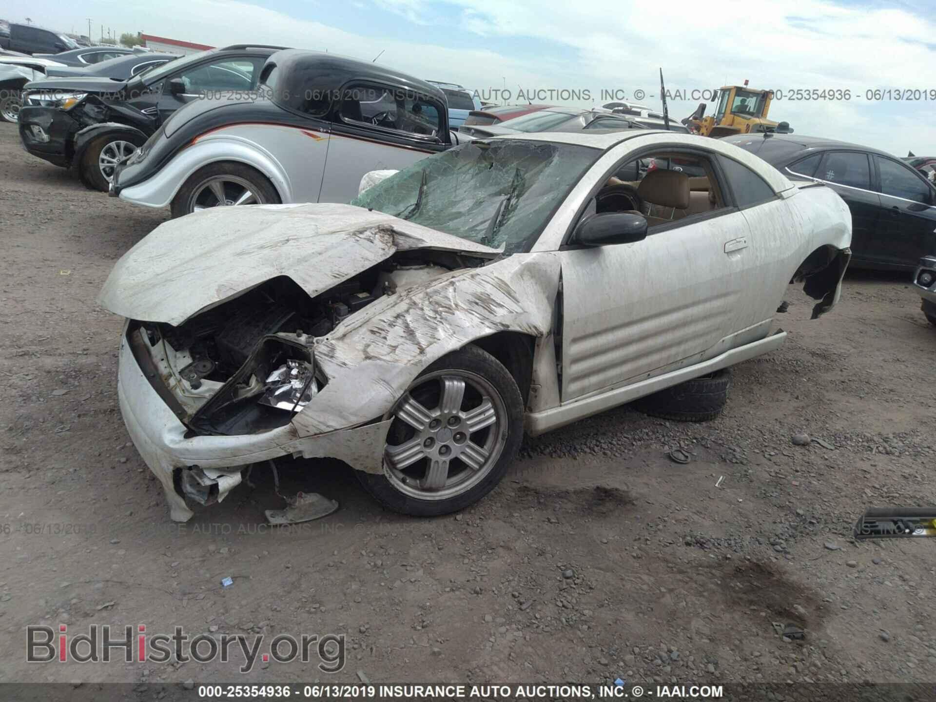 2002 MITSUBISHI ECLIPSE - VIN: 4A3AC54H42E019856 - Фото 2