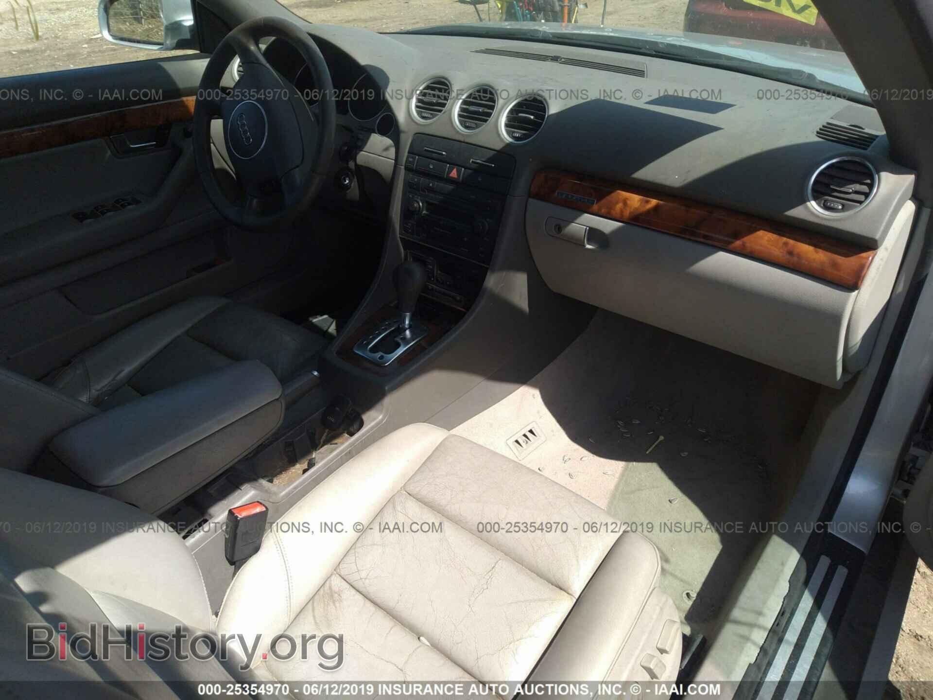 2005 AUDI A4 - VIN: WAUDT48H25K019183 - Фото 5
