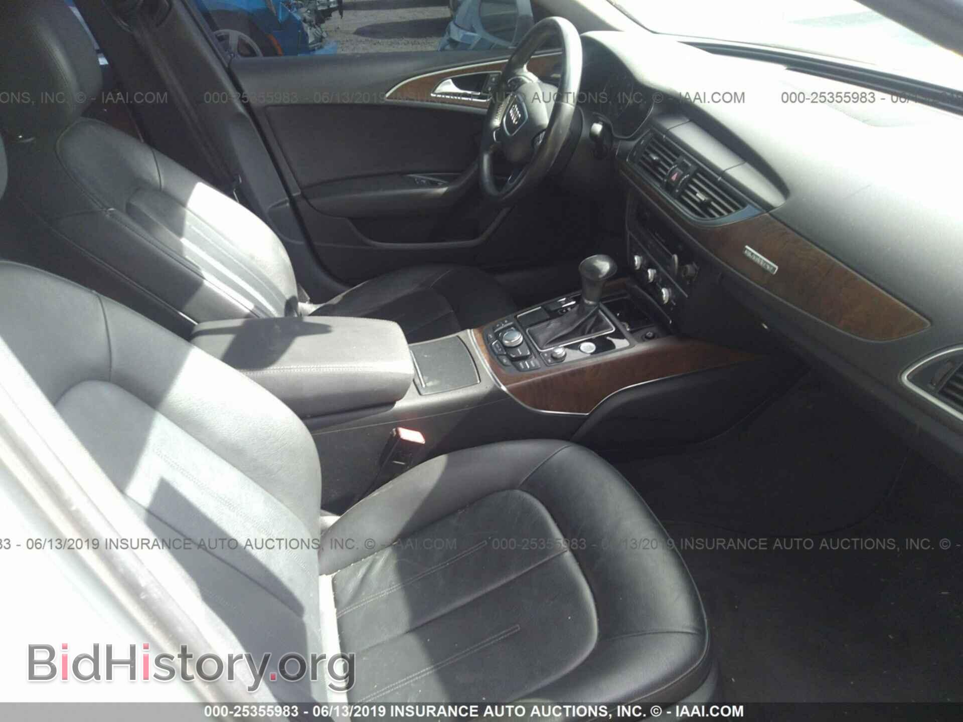 2012 AUDI A6 - VIN: WAUGGAFC5CN098030 - Фото 5