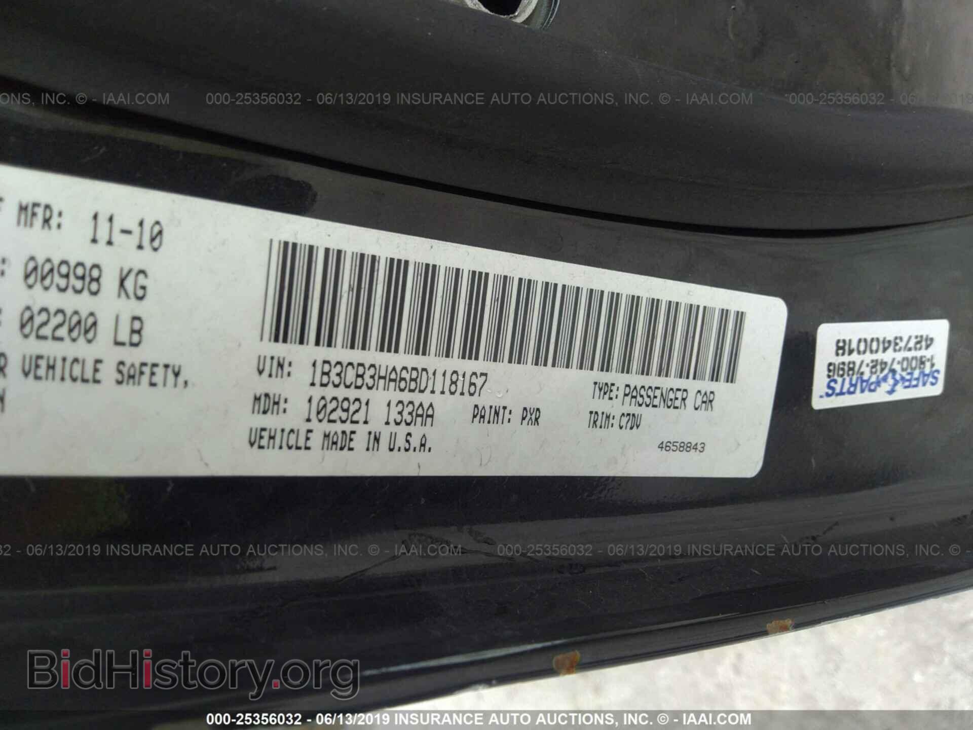 2011 DODGE CALIBER - VIN: 1B3CB3HA6BD118167 - Photo 9