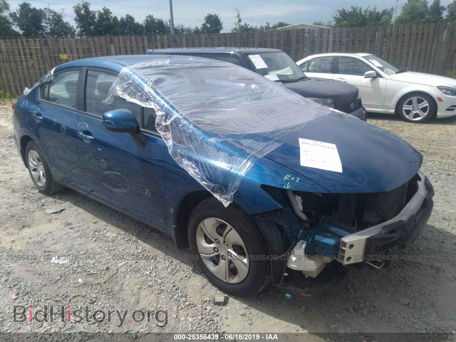 Фотография 2HGFB2F56DH593496 - HONDA CIVIC 2013