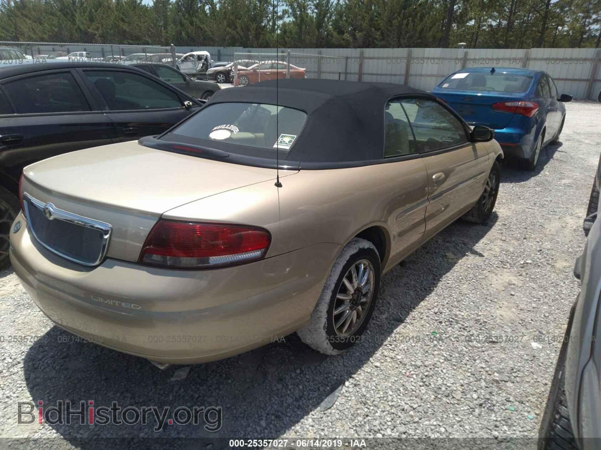 2001 CHRYSLER SEBRING - VIN: 1C3EL65U41N606048 - Photo 4