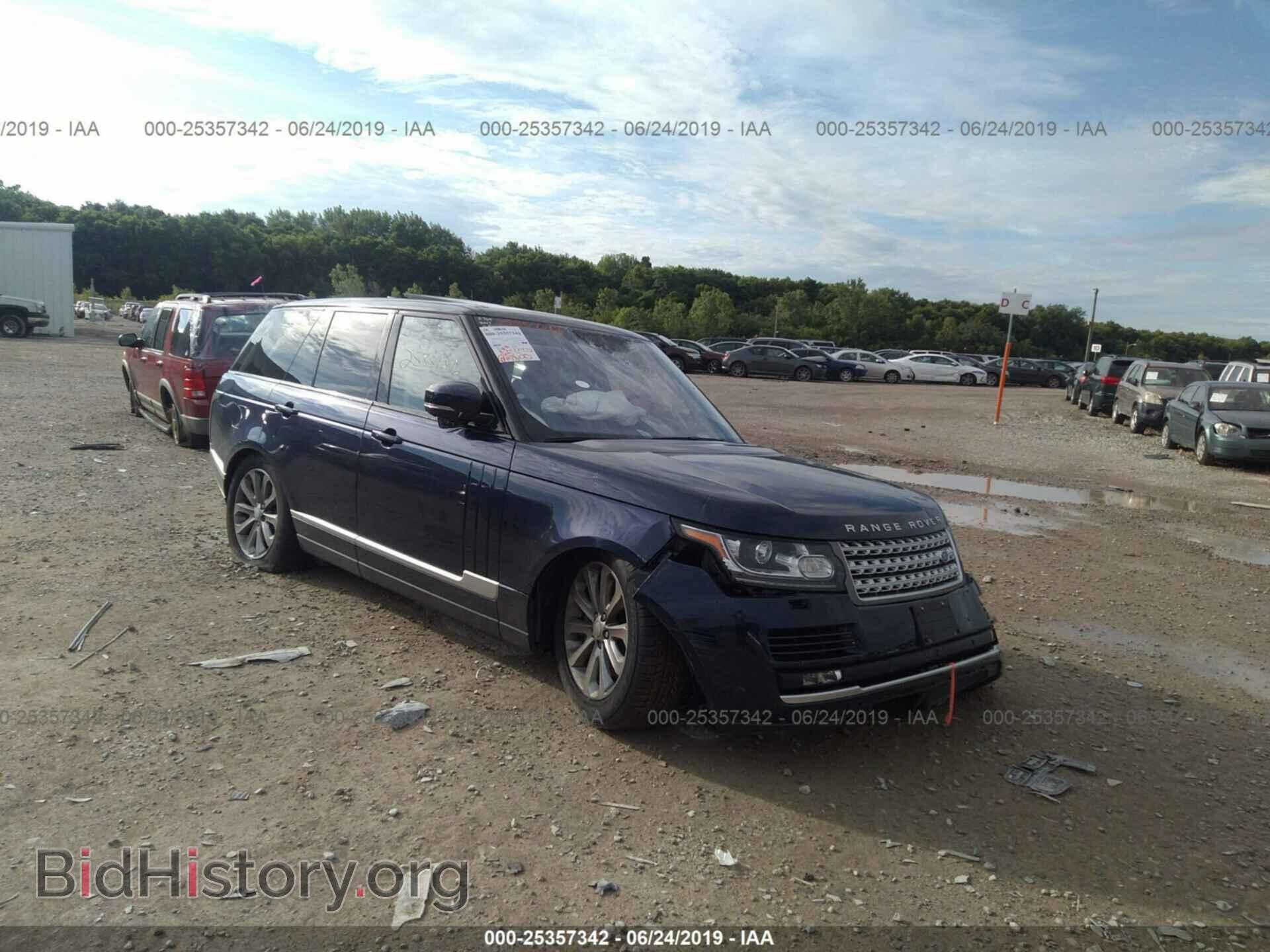 Фотография SALGS2FV4HA347630 - LAND ROVER RANGE ROVER 2017