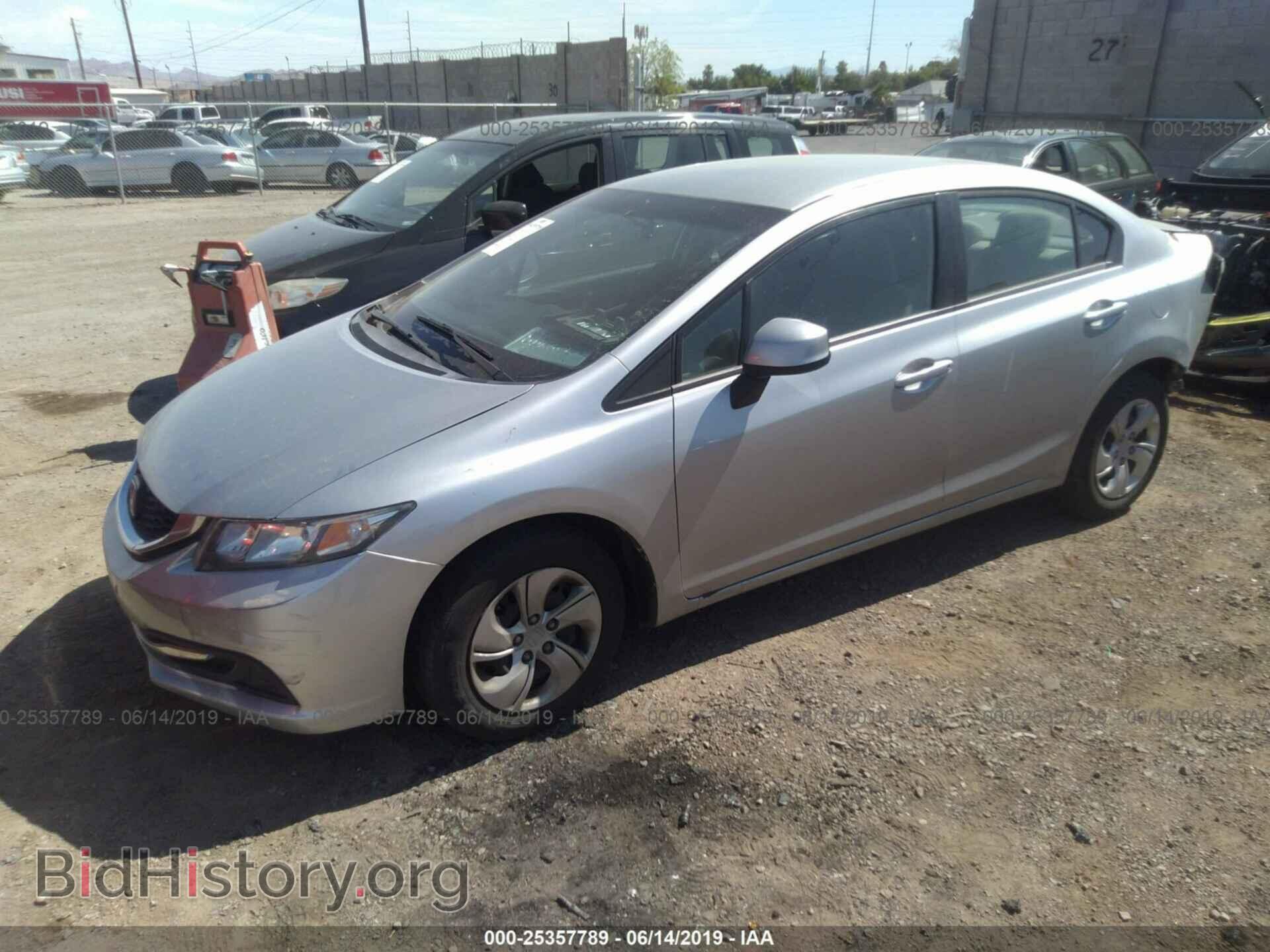 2013 HONDA CIVIC - VIN: 2HGFB2F56DH603492 - Фото 2