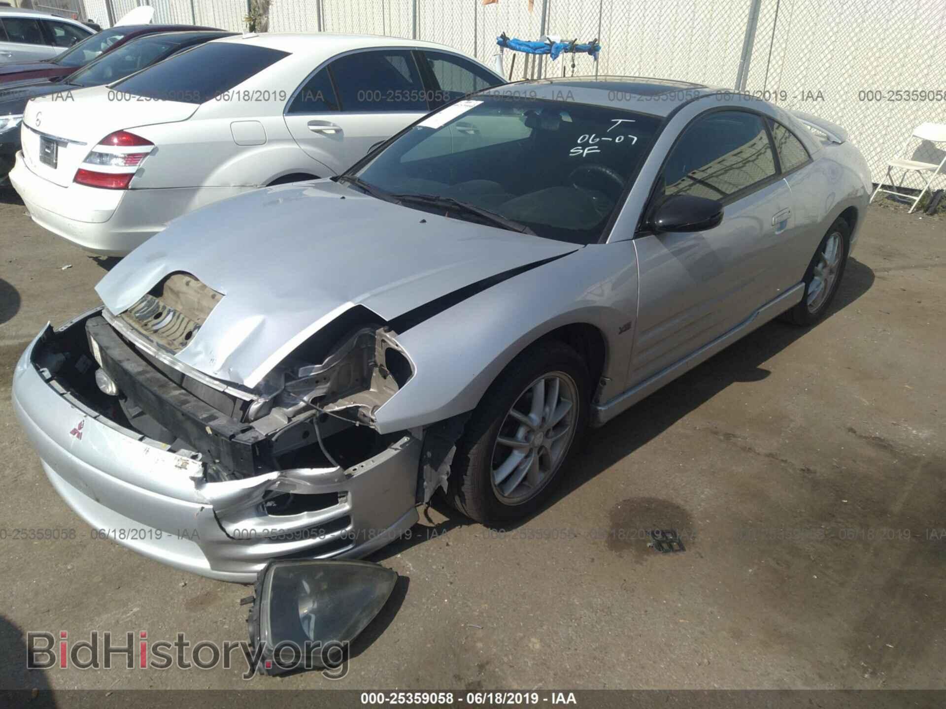 2000 MITSUBISHI ECLIPSE - VIN: 4A3AC84L5YE165519 - Фото 2