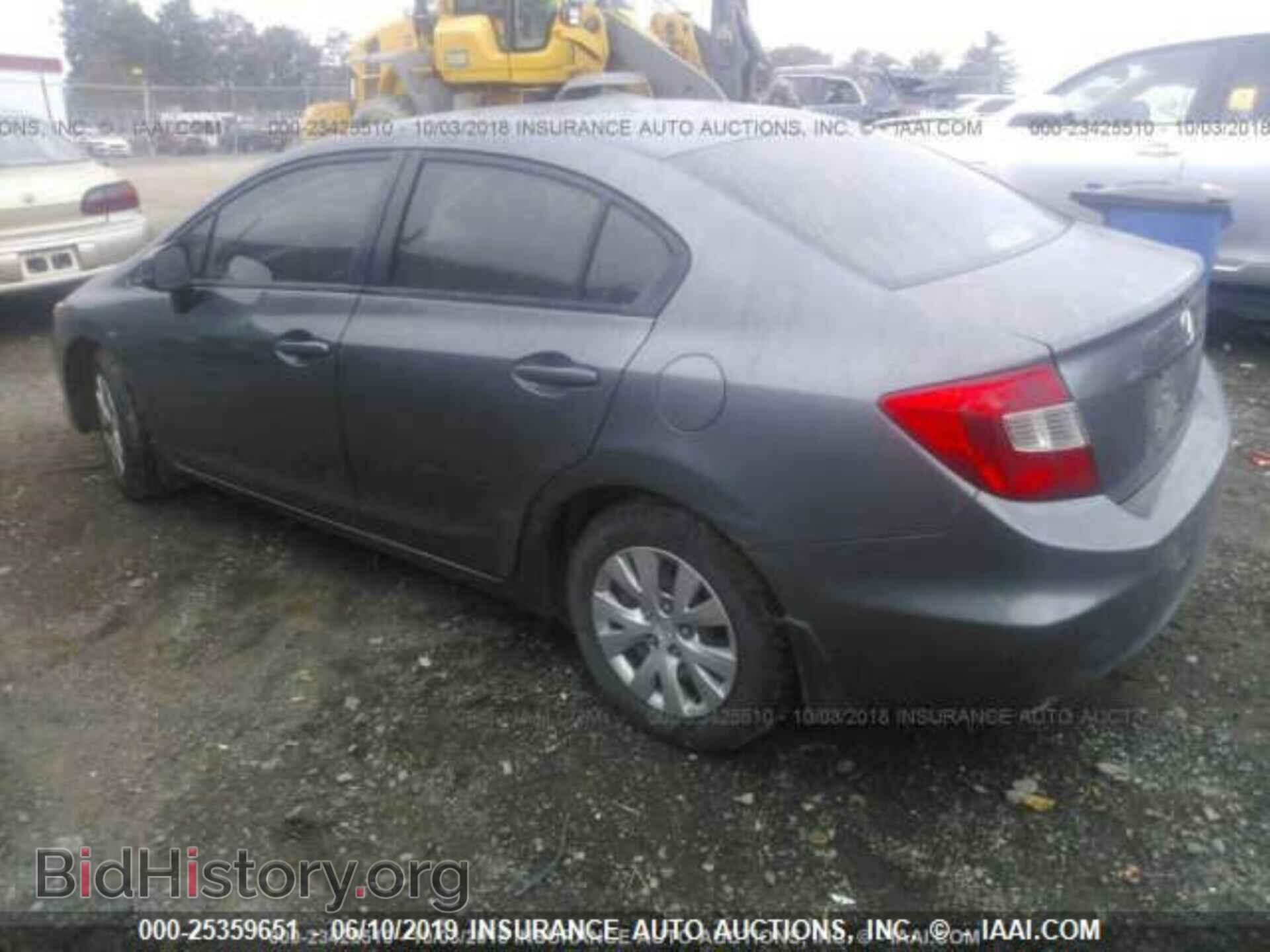 2012 HONDA CIVIC - VIN: 19XFB2E50CE006493 - Фото 3