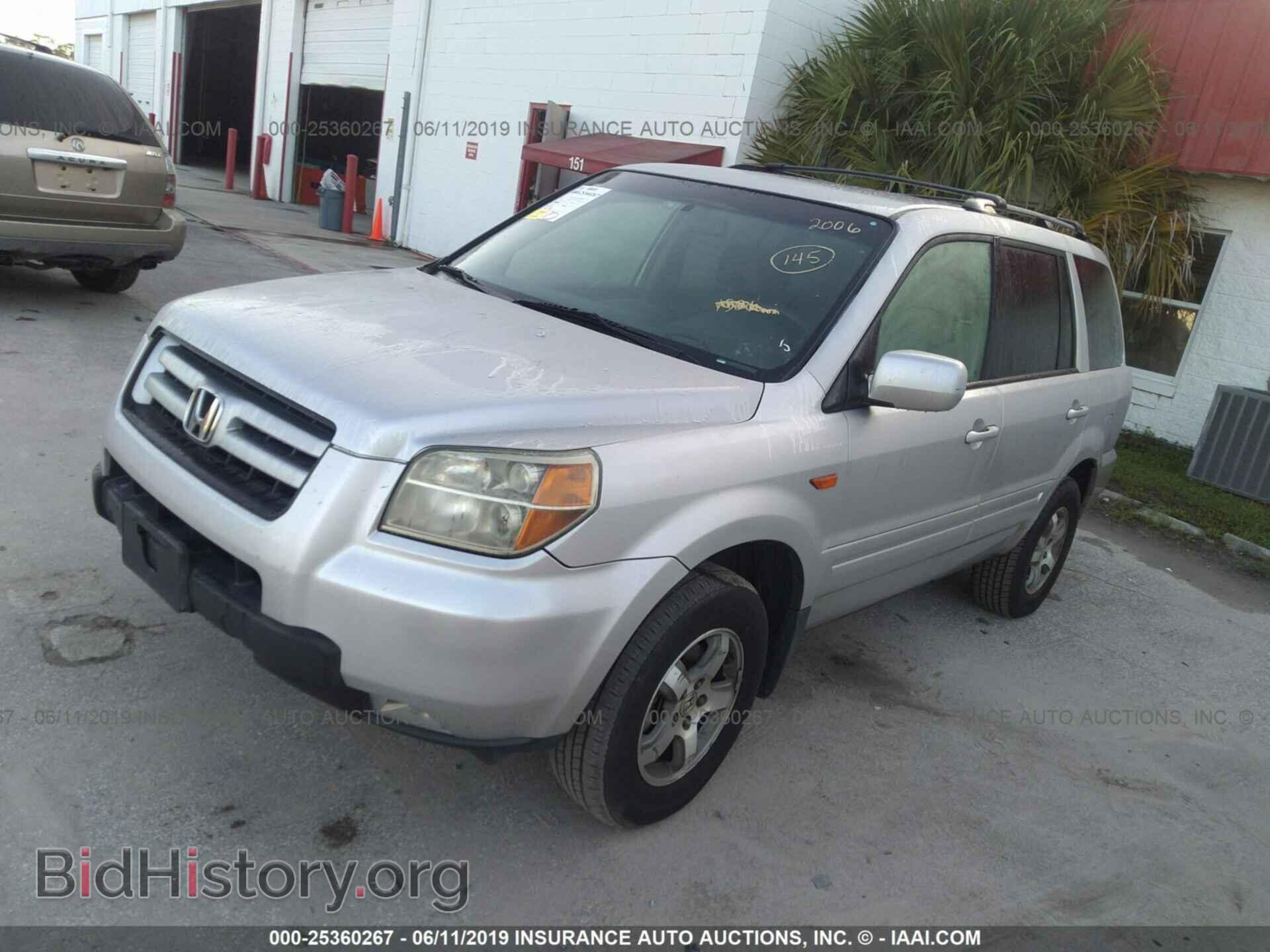 2006 HONDA PILOT - VIN: 5FNYF18456B018132 - Фото 2