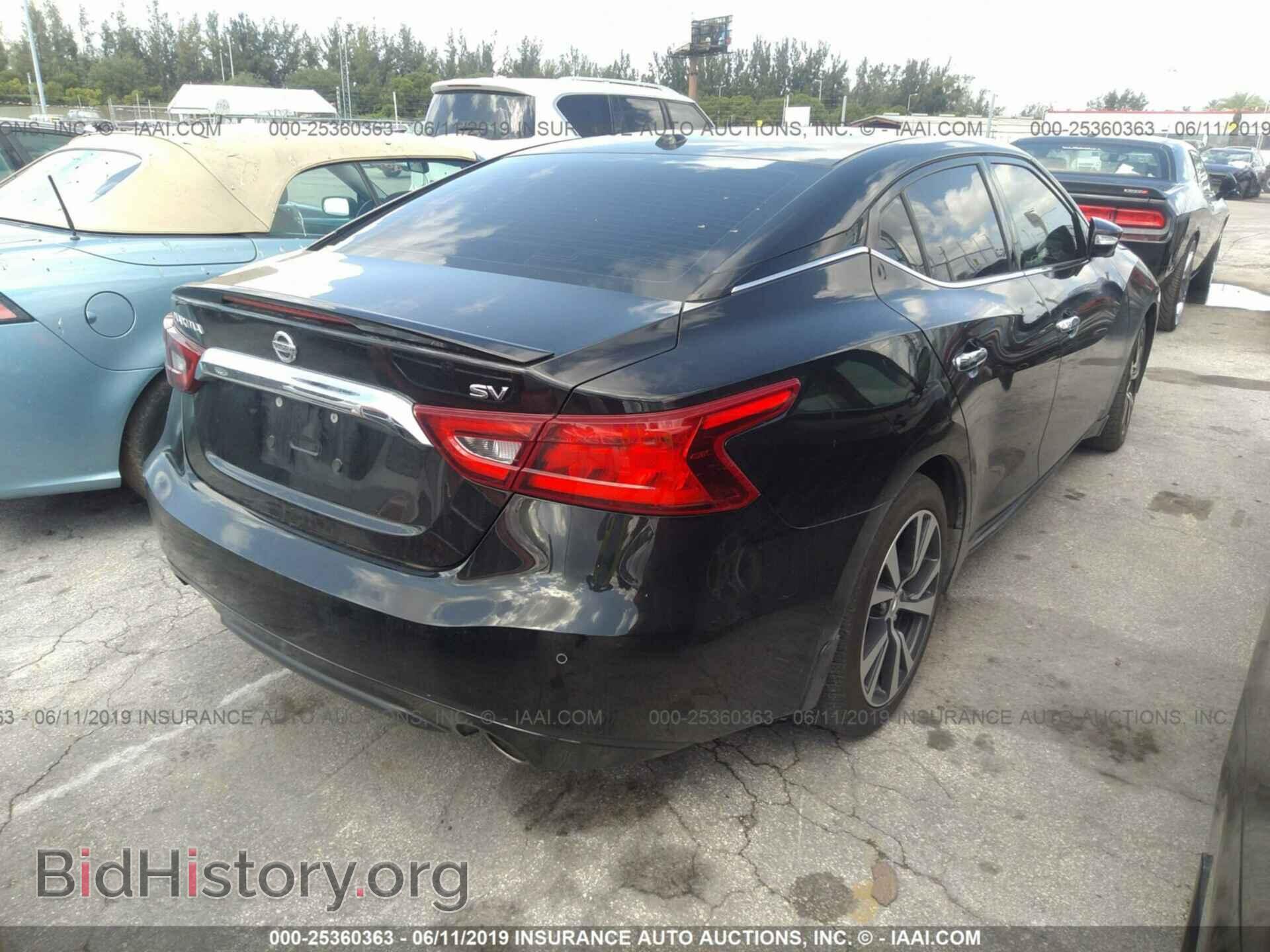 2017 Nissan MAXIMA (VIN 1N4AA6APXHC434619) — фото 4 из 10