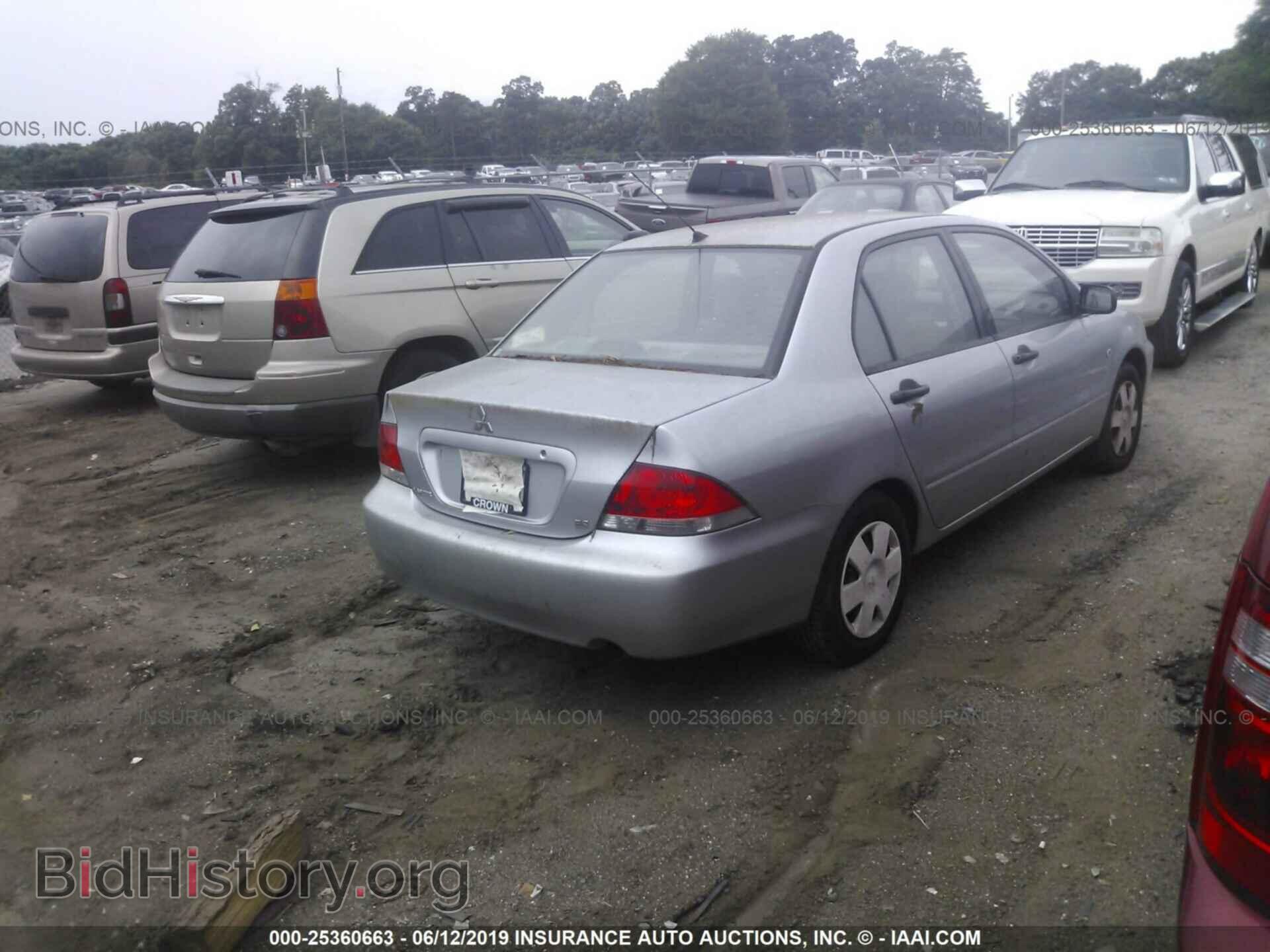2004 MITSUBISHI LANCER - VIN: JA3AJ26E74U011378 - Фото 4