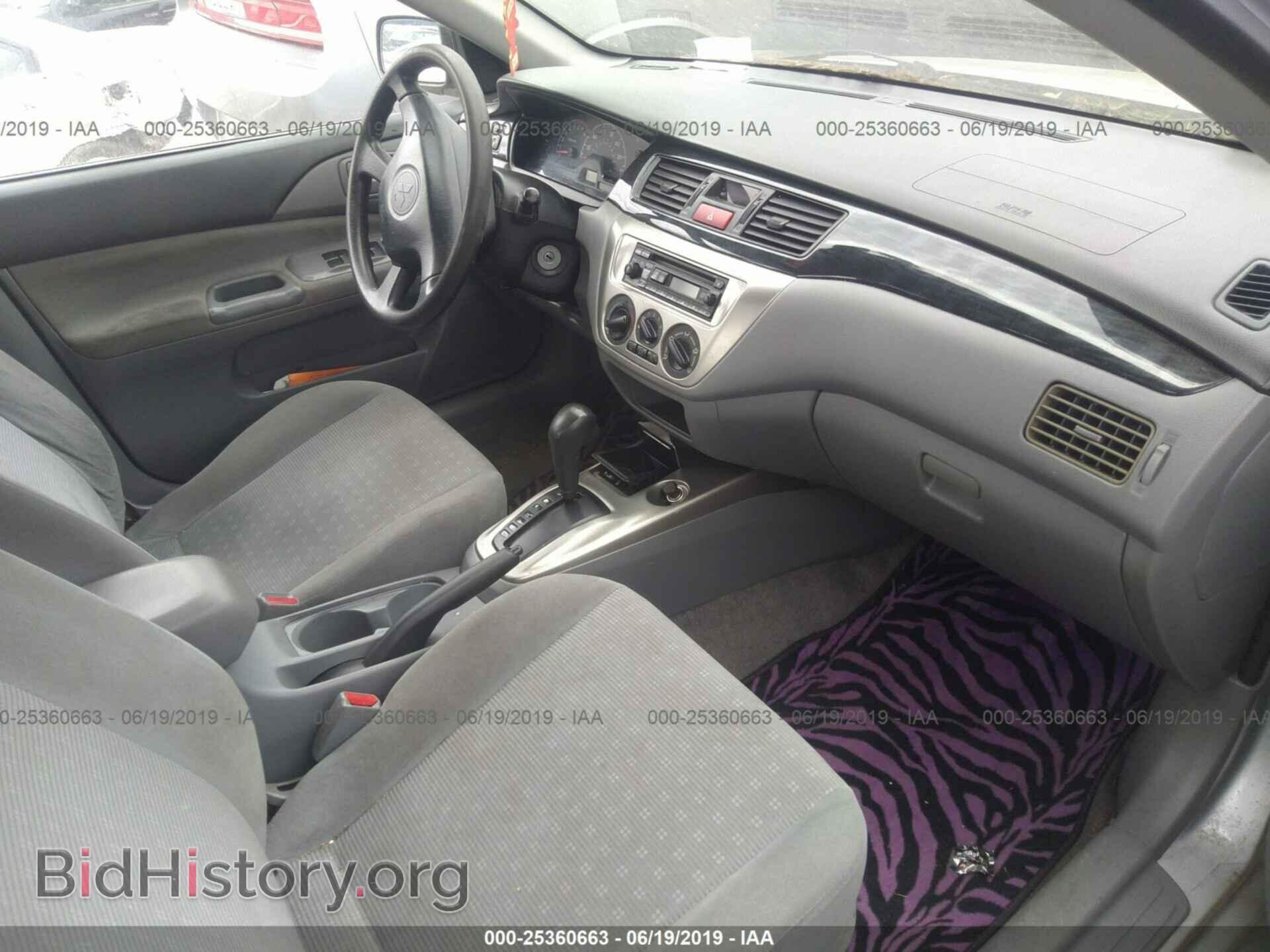2004 MITSUBISHI LANCER - VIN: JA3AJ26E74U011378 - Фото 5