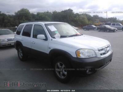 2006 Mazda TRIBUTE S, белый — VIN 4F2CZ04186KM30989, IAAI