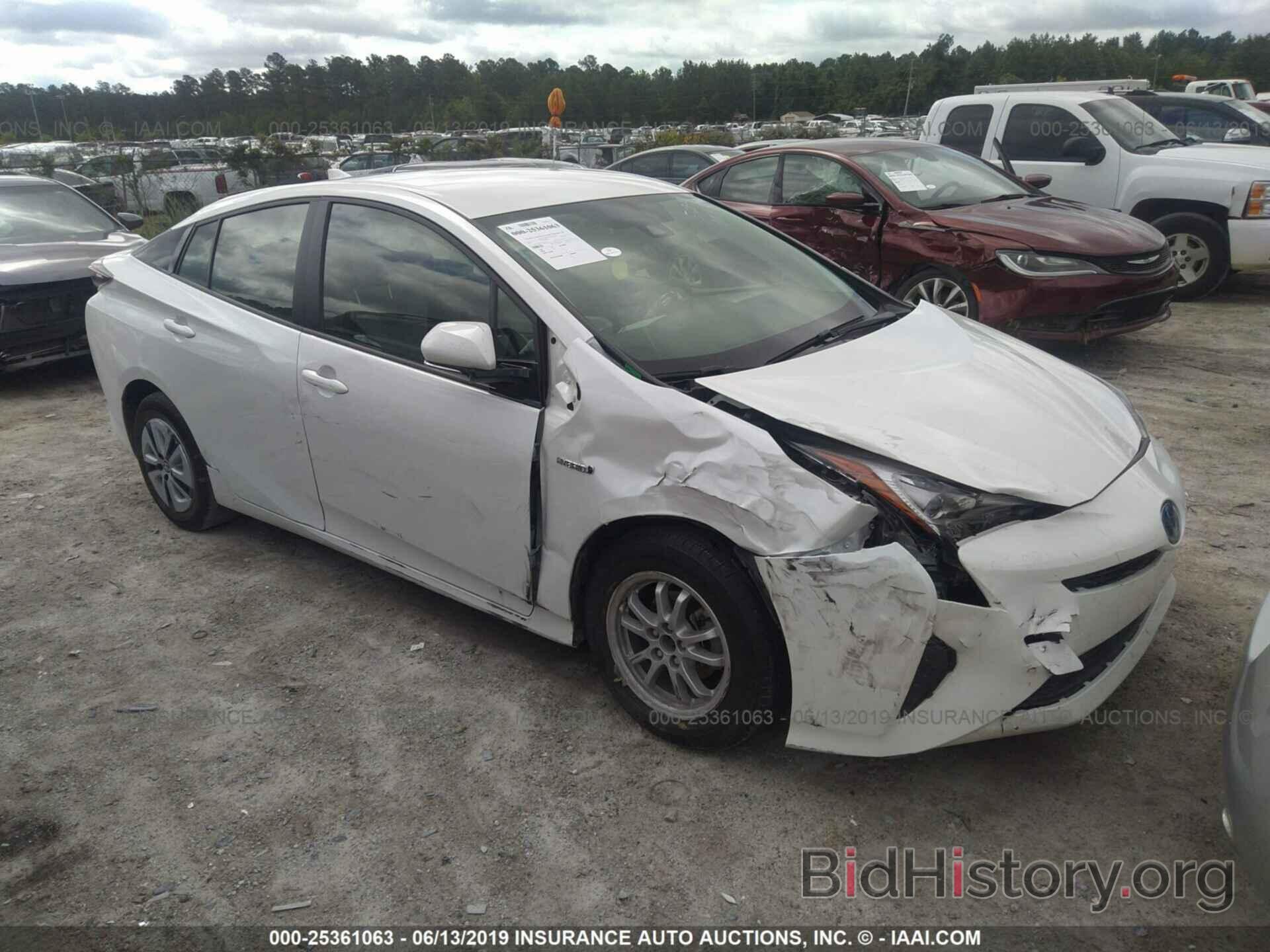 Photo JTDKARFU8J3067952 - TOYOTA PRIUS 2018