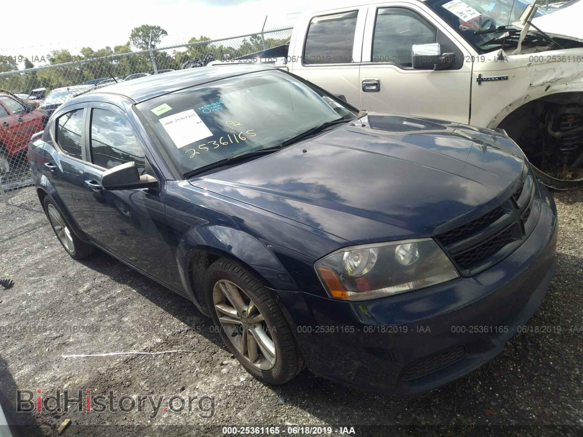 Photo 1C3CDZAB1EN160683 - DODGE AVENGER 2014