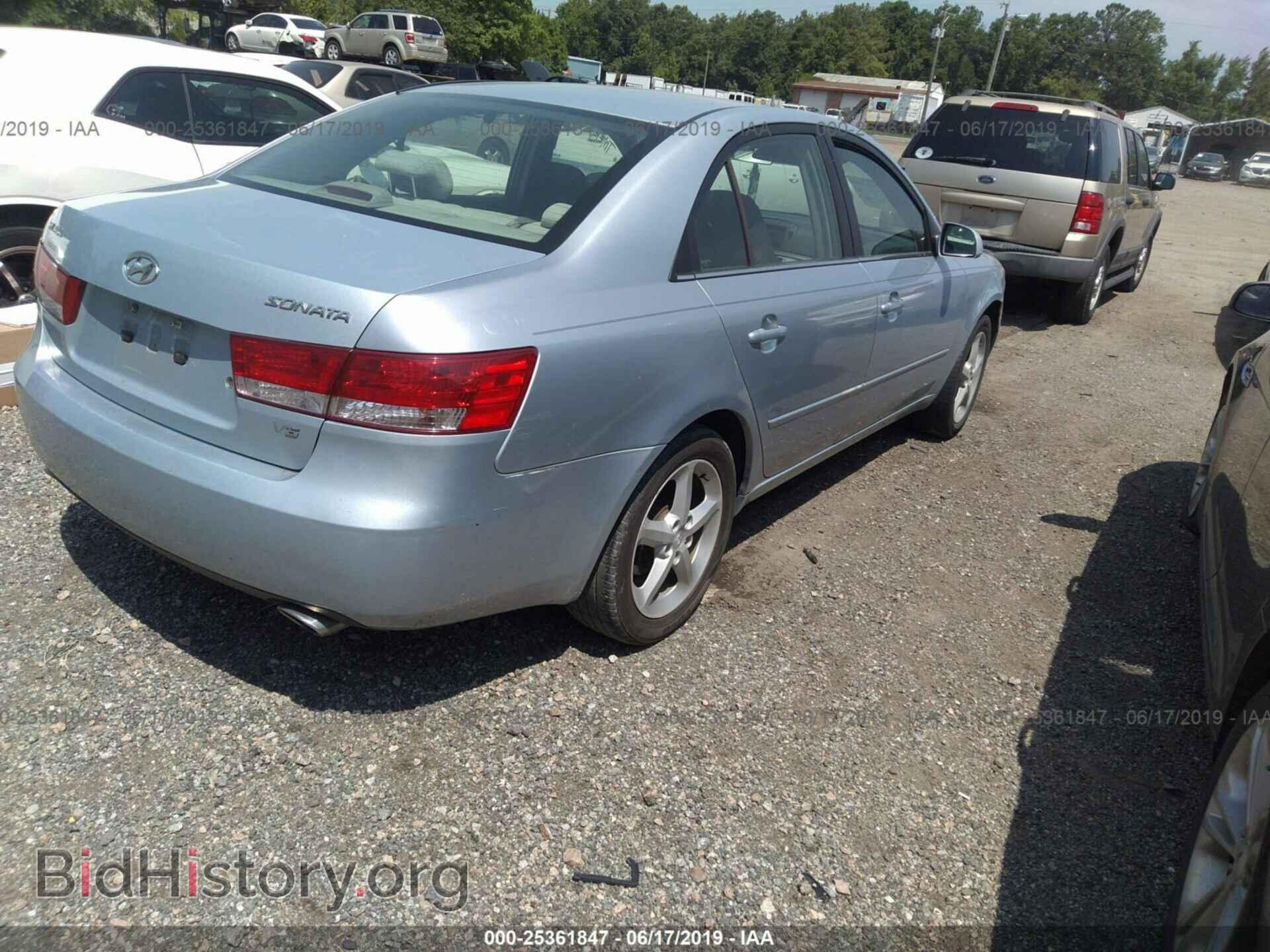 2007 HYUNDAI SONATA - VIN: 5NPEU46F67H206885 - Фото 4