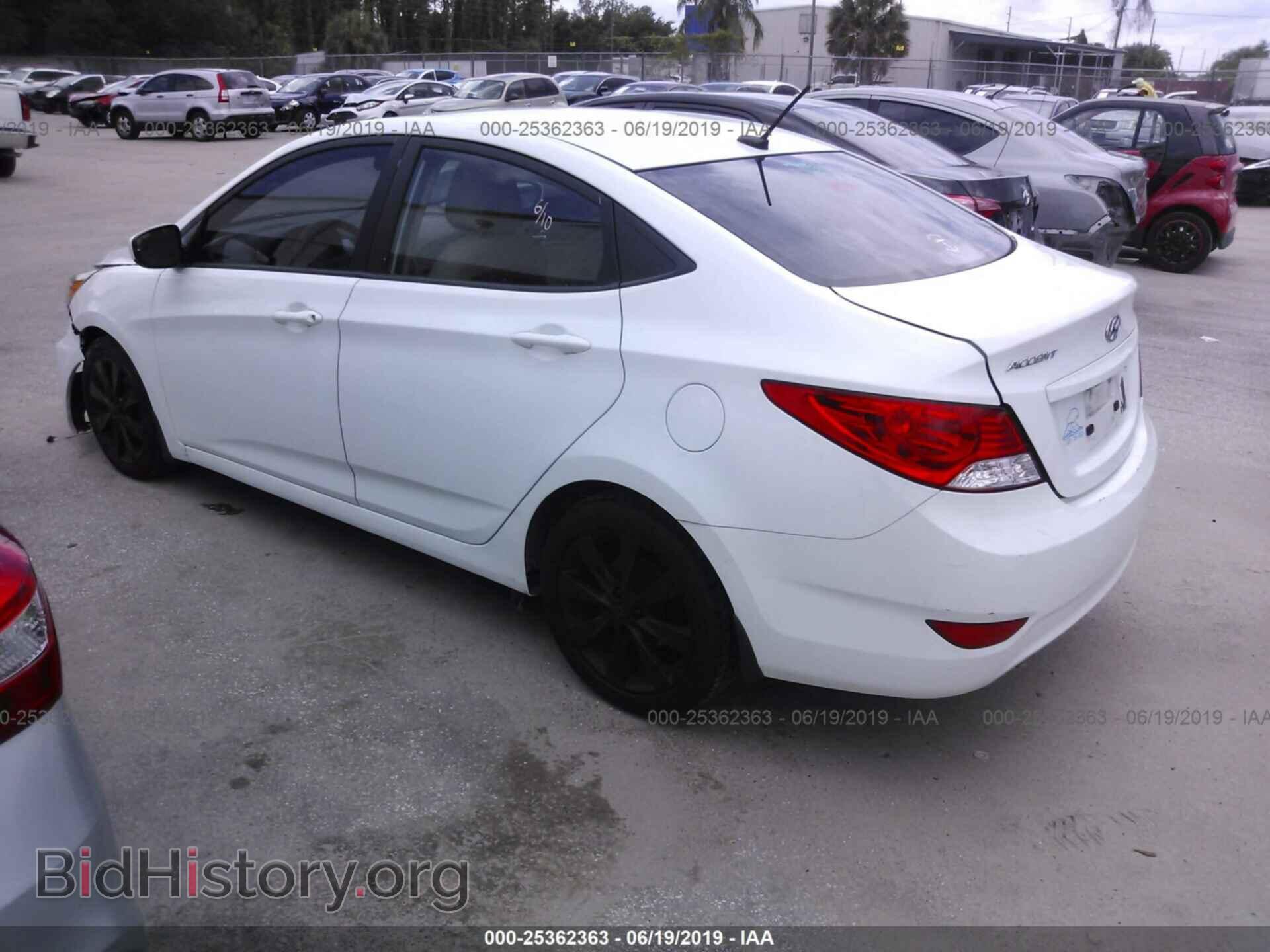 2014 HYUNDAI ACCENT - VIN: KMHCU4AE1EU608561 - Фото 3