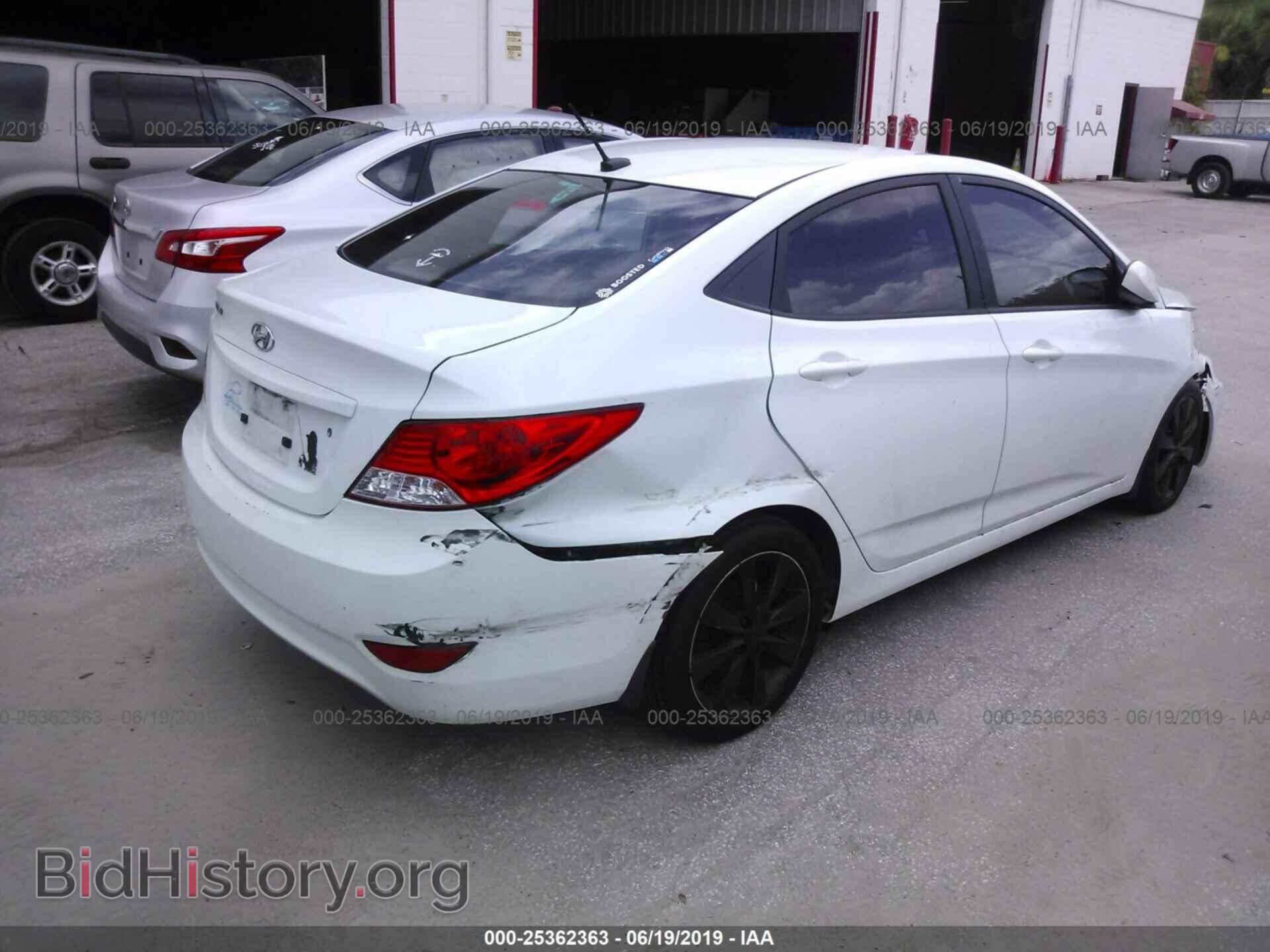 2014 HYUNDAI ACCENT - VIN: KMHCU4AE1EU608561 - Фото 4