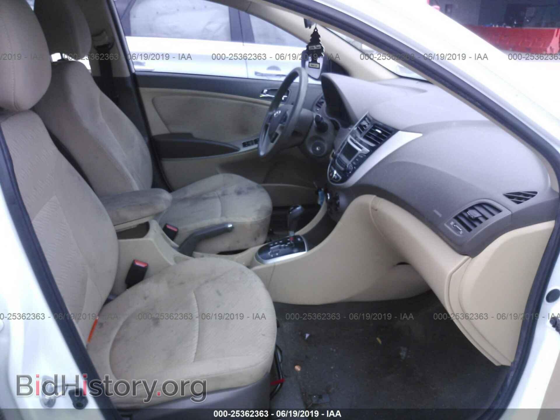 2014 HYUNDAI ACCENT - VIN: KMHCU4AE1EU608561 - Фото 5