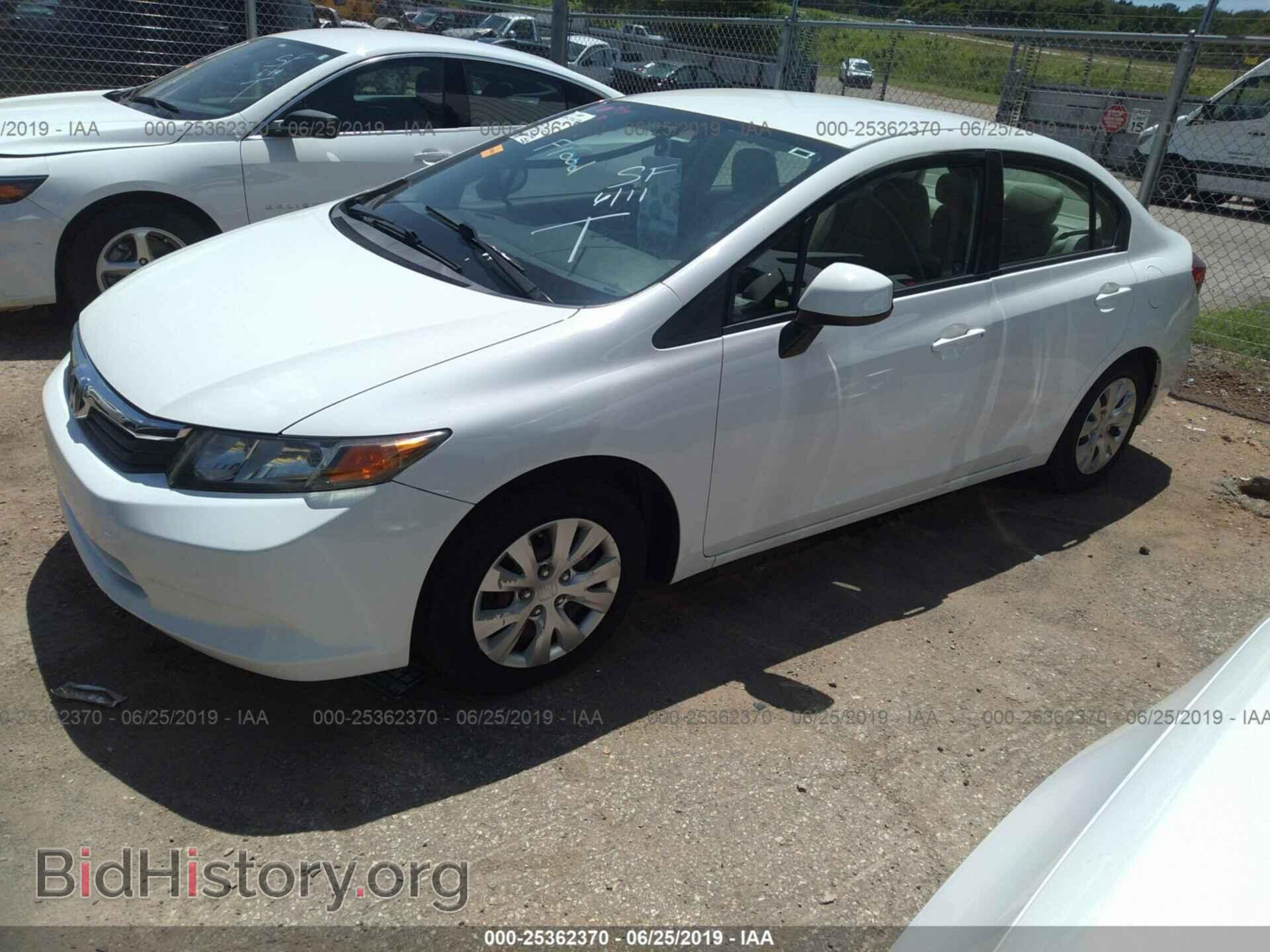 2012 HONDA CIVIC - VIN: 2HGFB2F53CH589369 - Фото 2