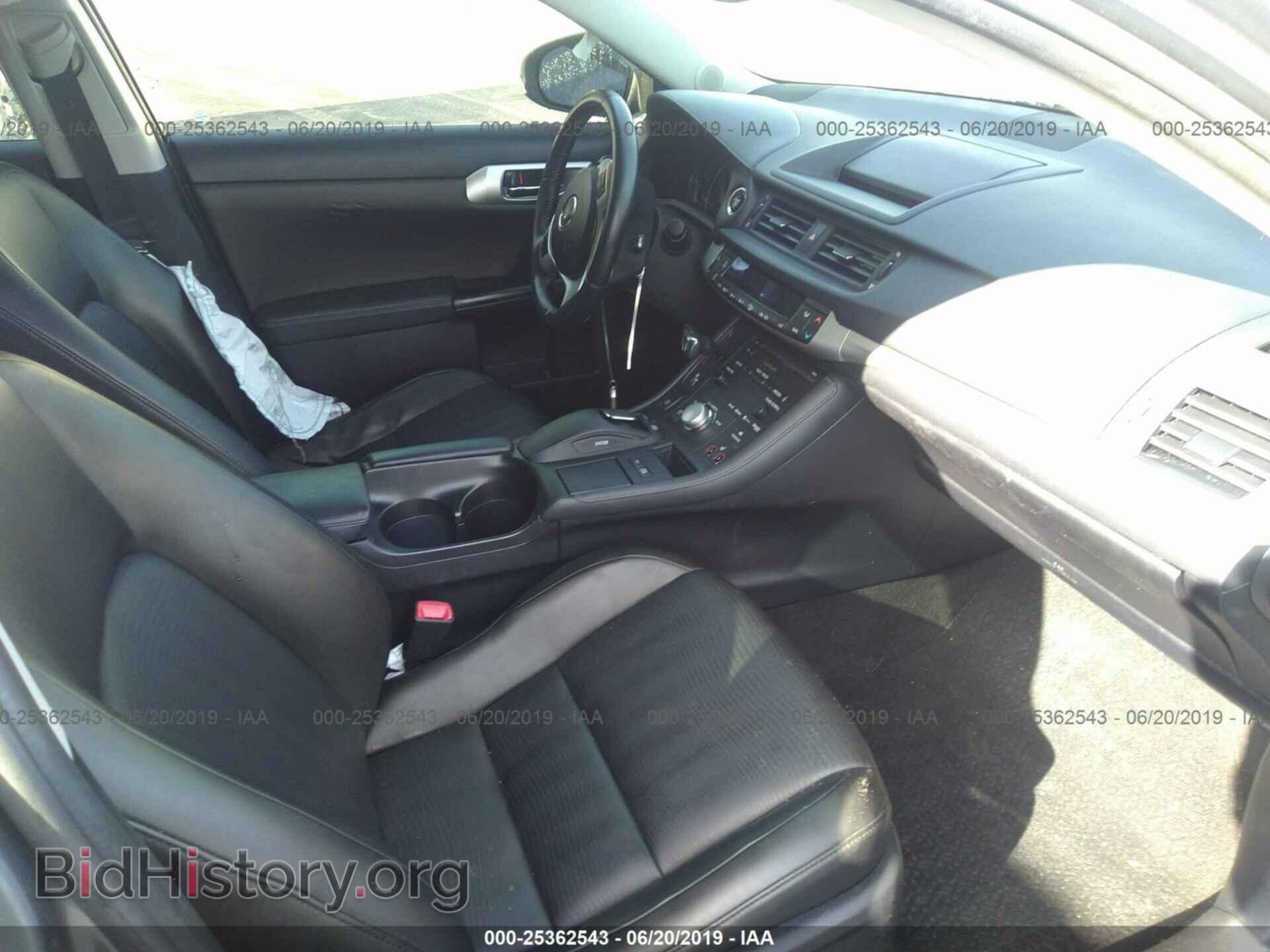 2013 LEXUS CT - VIN: JTHKD5BHXD2147349 - Фото 5