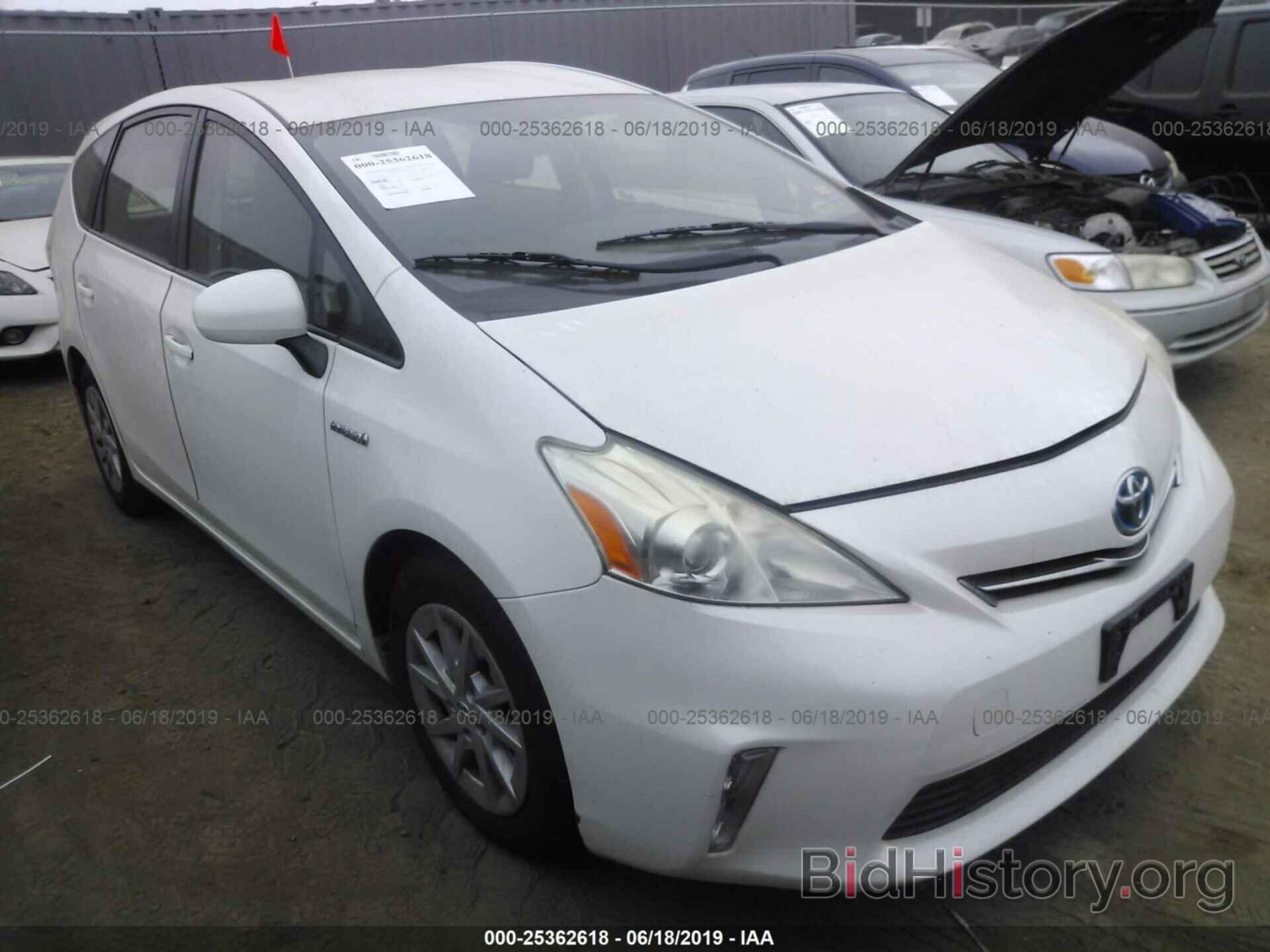 Photo JTDZN3EU2C3134307 - TOYOTA PRIUS V 2012