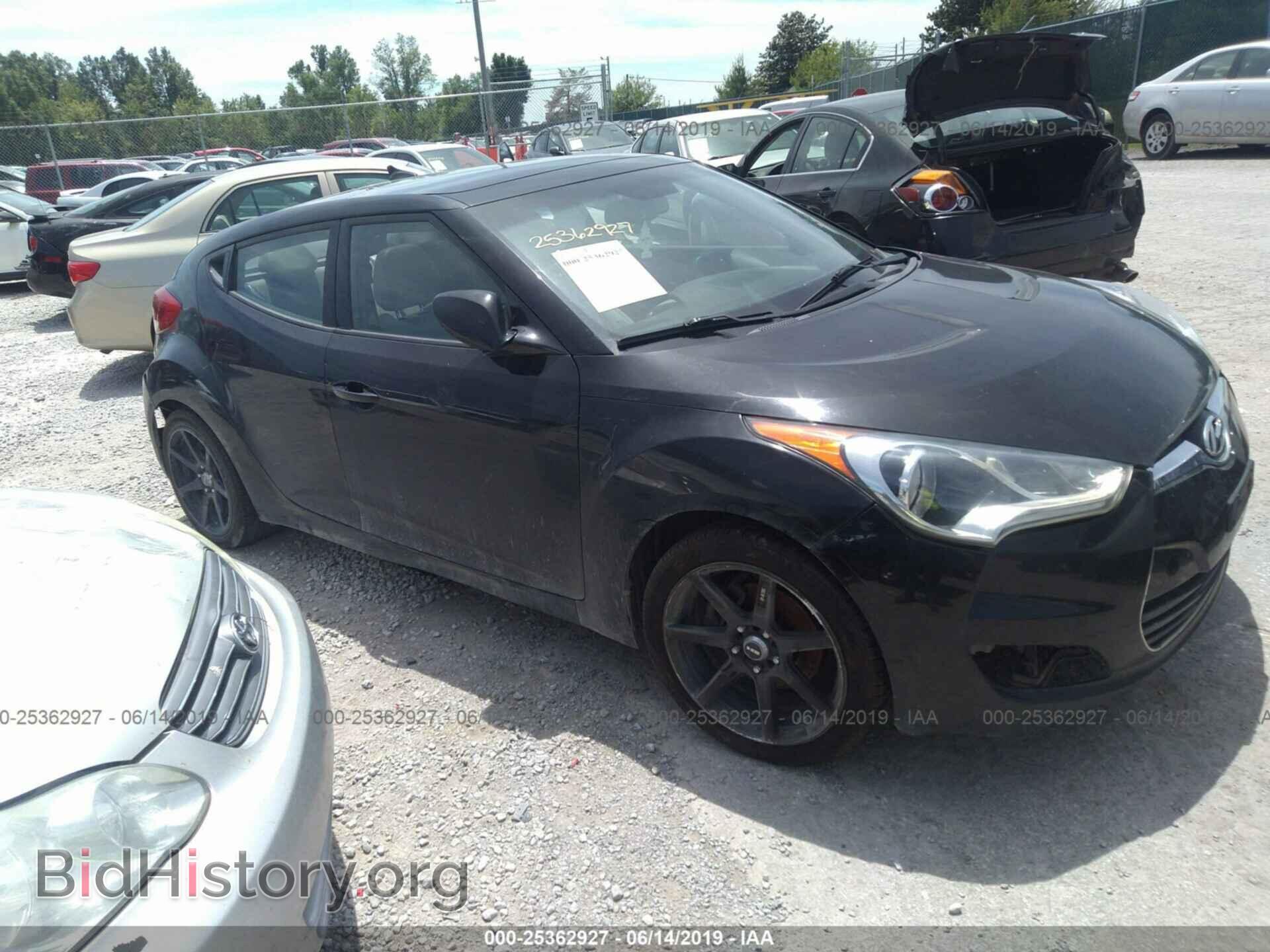 Photo KMHTC6AD8CU032132 - HYUNDAI VELOSTER 2012