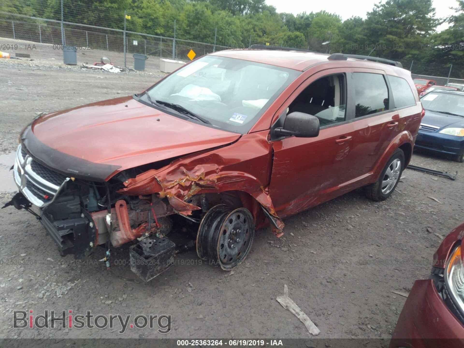 2014 DODGE JOURNEY - VIN: 3C4PDCAB6ET266573 - Фото 2
