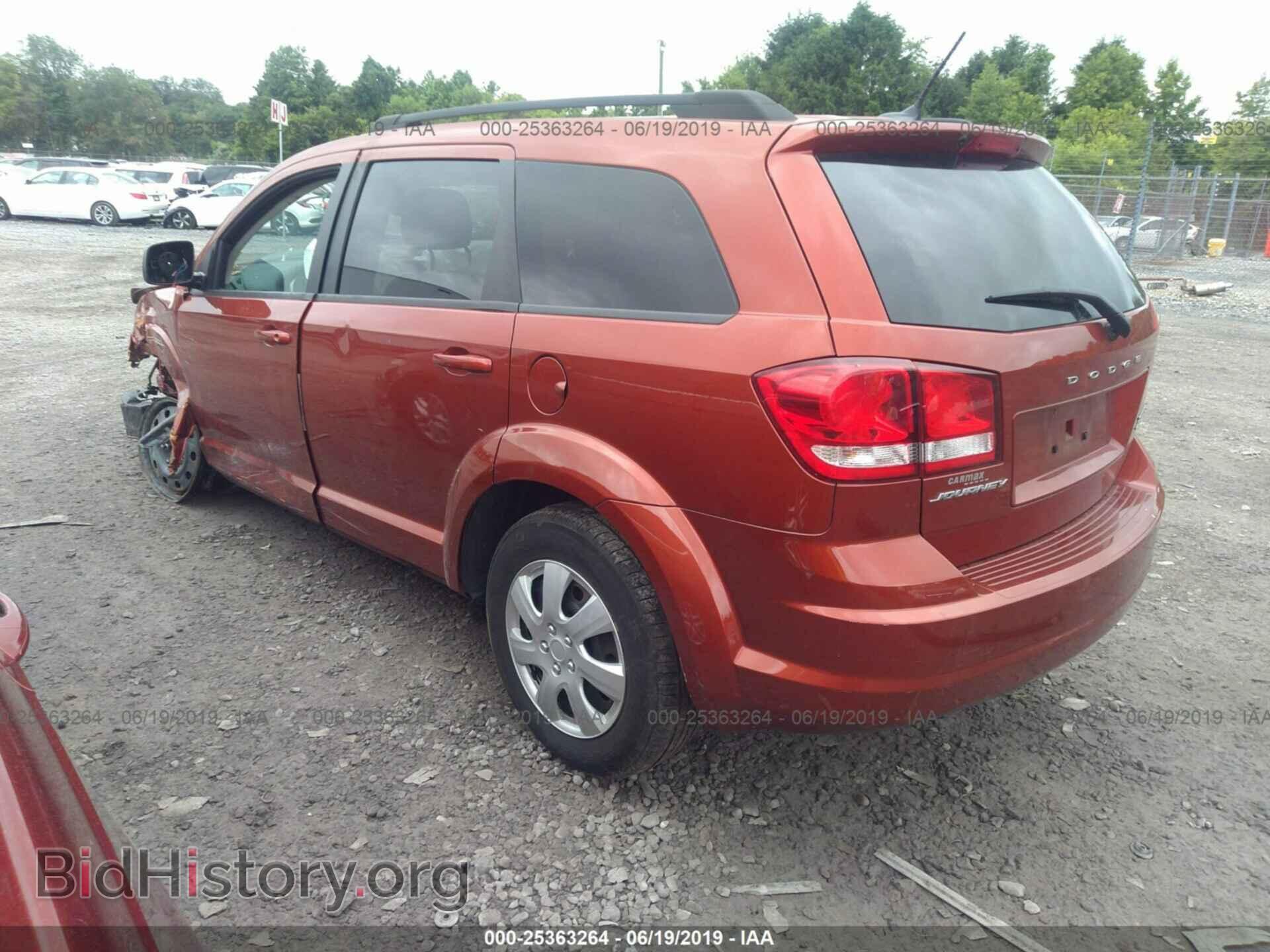 2014 DODGE JOURNEY - VIN: 3C4PDCAB6ET266573 - Фото 3