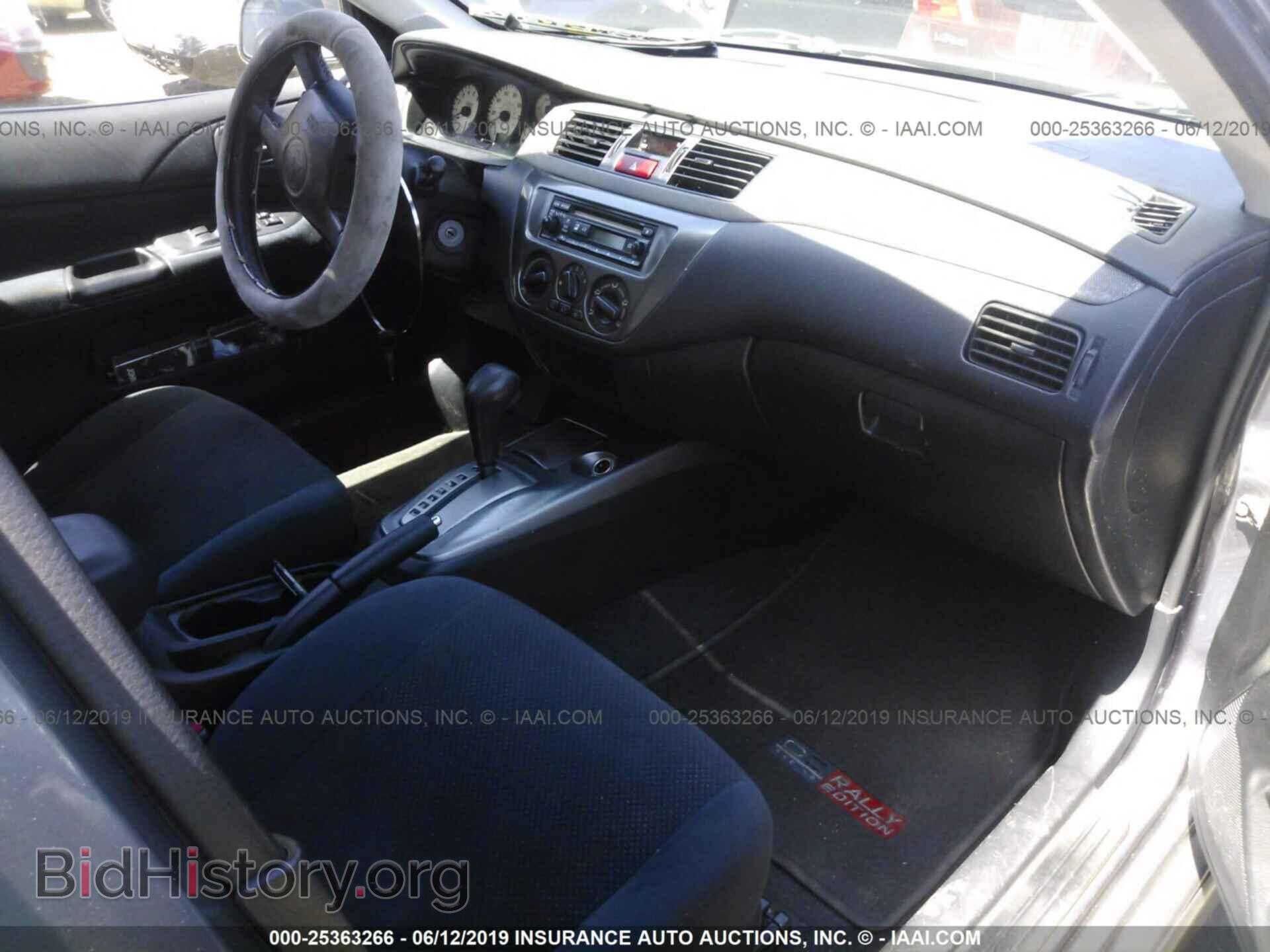2005 MITSUBISHI LANCER - VIN: JA3AJ86E25U022373 - Фото 5