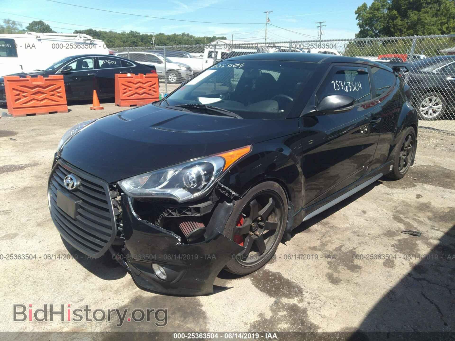 2013 HYUNDAI VELOSTER - VIN: KMHTC6AE8DU147548 - Фото 2