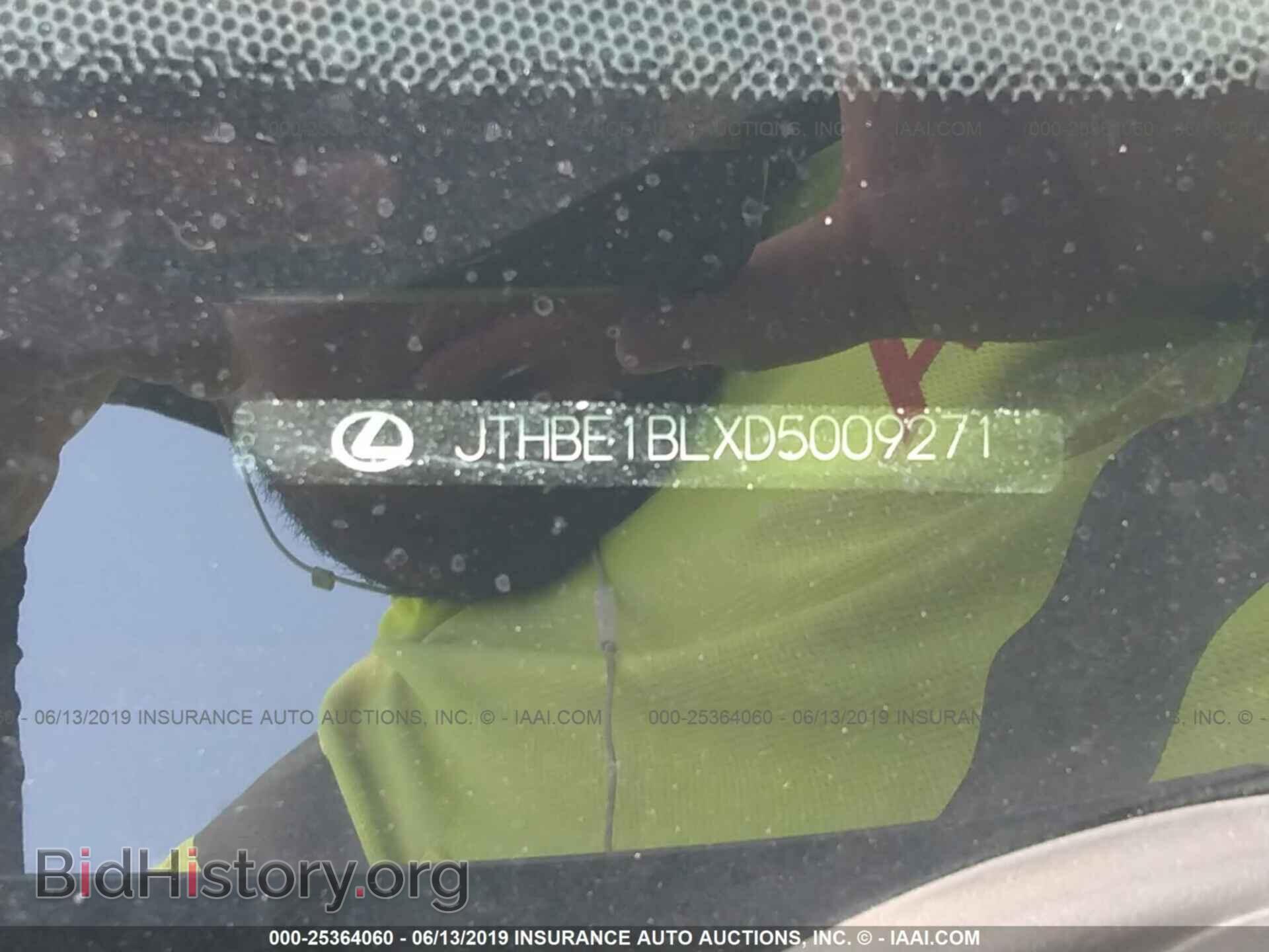 2013 LEXUS GS - VIN: JTHBE1BLXD5009271 - Фото 9