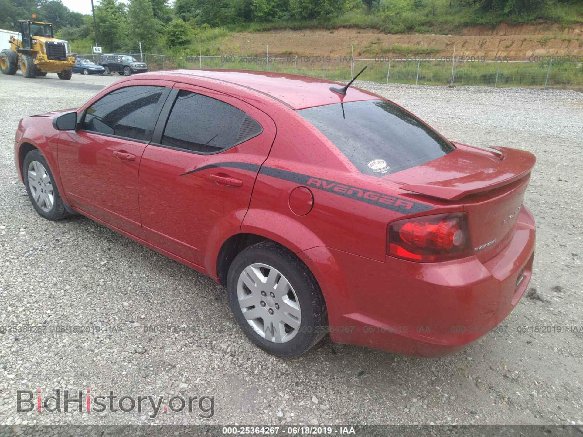 2012 DODGE AVENGER - VIN: 1C3CDZAB3CN209346 - Фото 3
