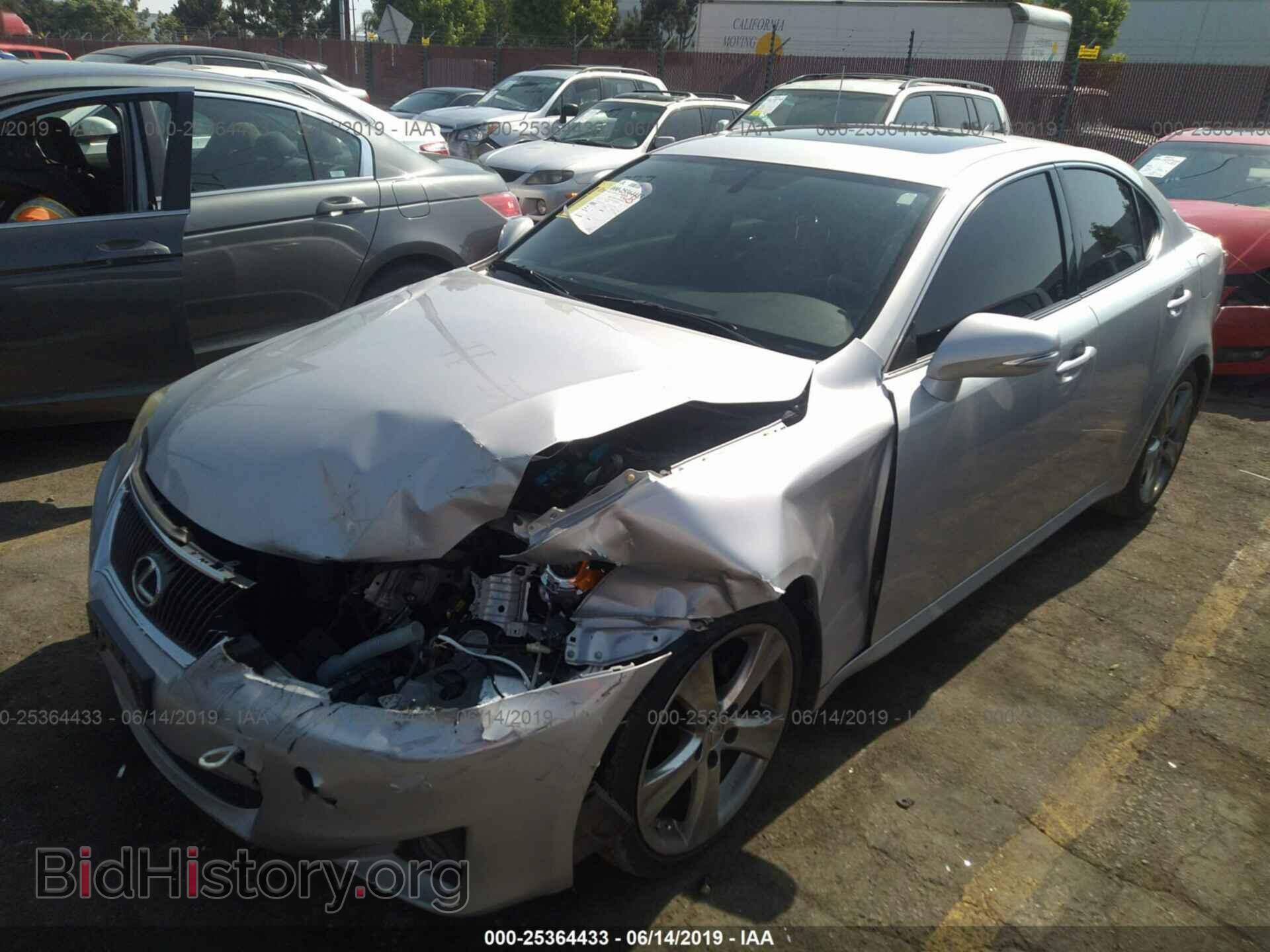2012 LEXUS IS - VIN: JTHBF5C29C5157680 - Фото 2