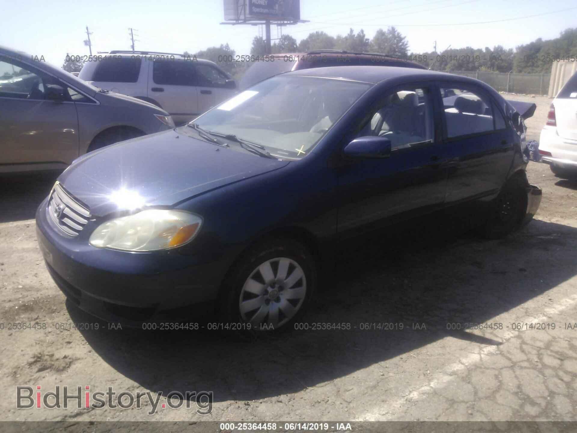2003 TOYOTA COROLLA - VIN: 1NXBR32E33Z044401 - Фото 2