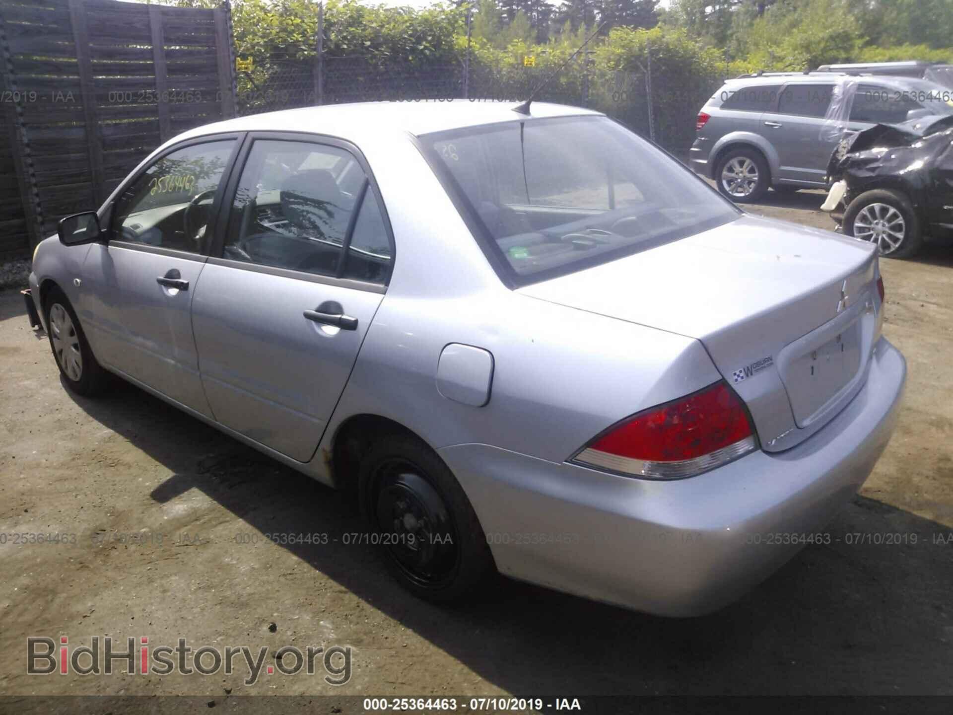 2006 MITSUBISHI LANCER - VIN: JA3AJ26E76U026224 - Фото 3