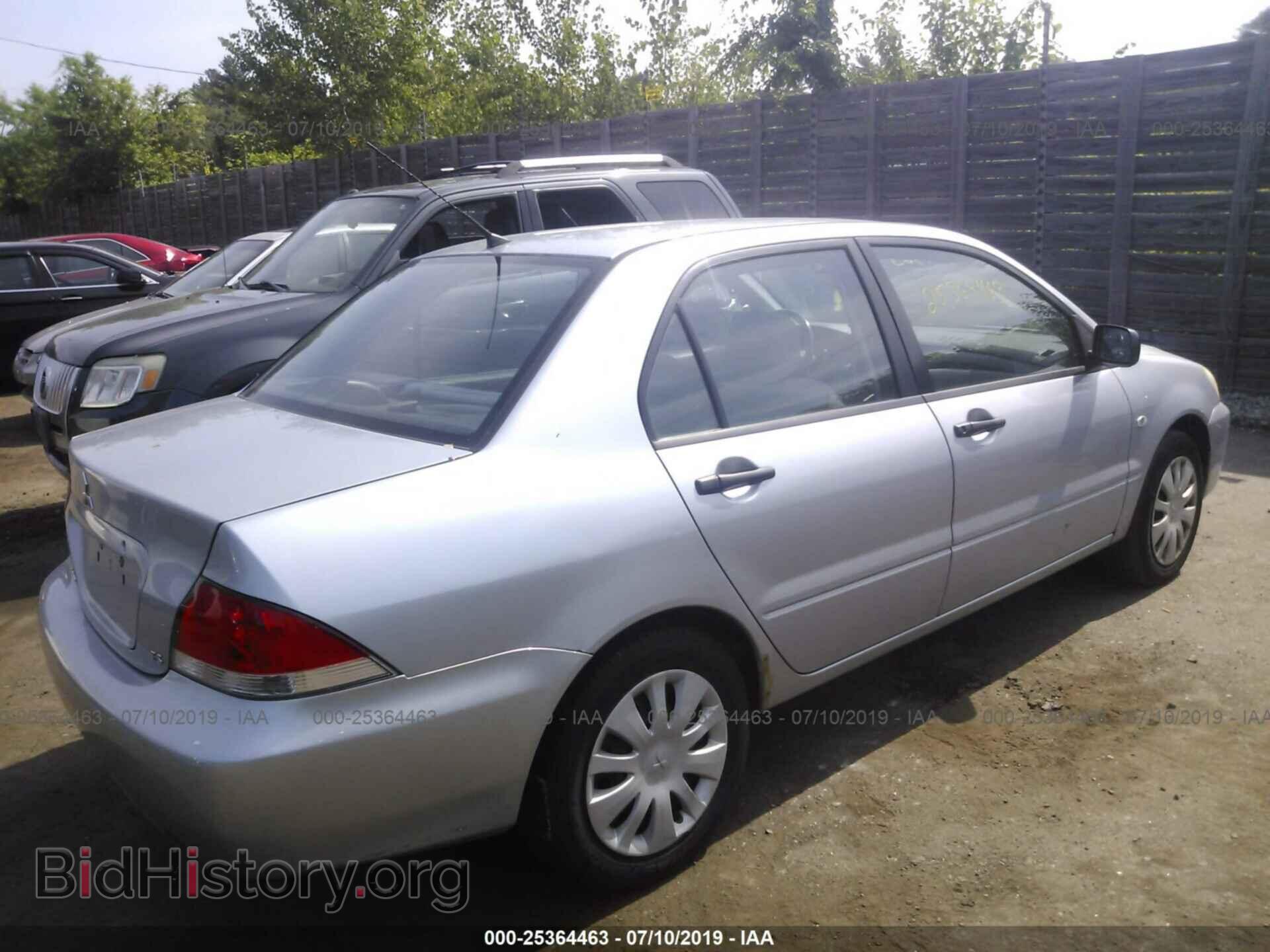 2006 MITSUBISHI LANCER - VIN: JA3AJ26E76U026224 - Фото 4