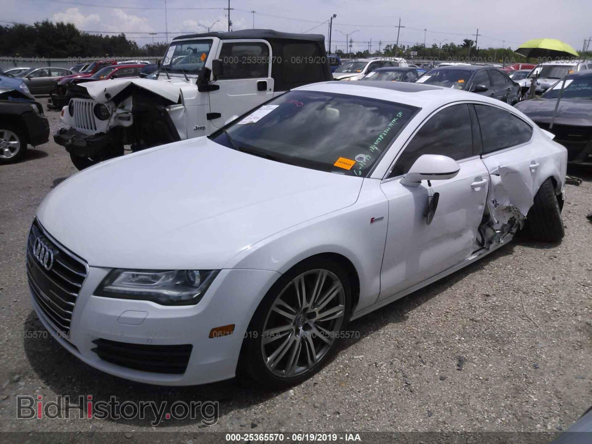 2012 AUDI A7 - VIN: WAUYGAFCXCN088209 - Фото 2
