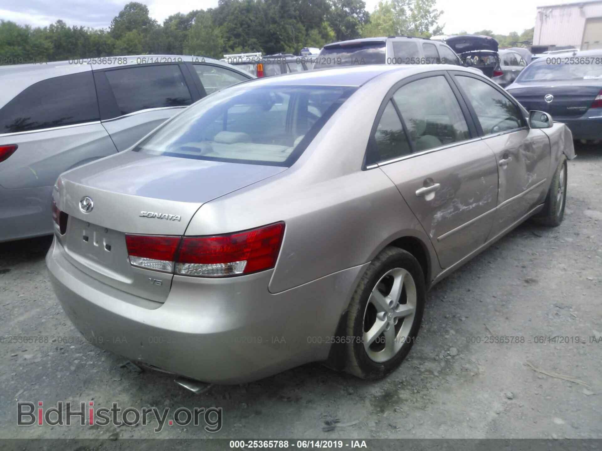 2007 HYUNDAI SONATA - VIN: 5NPEU46F77H204143 - Фото 4