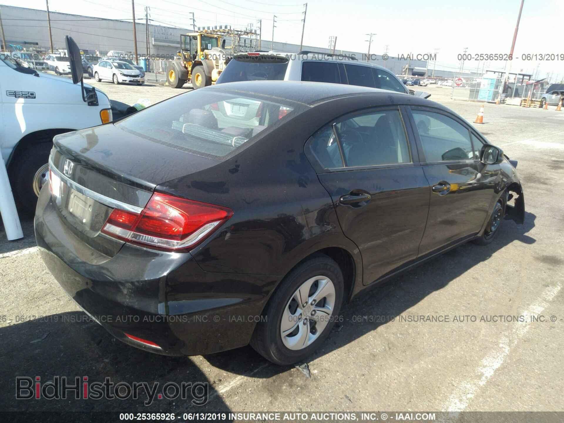 2013 HONDA CIVIC - VIN: 19XFB2F51DE265512 - Фото 4
