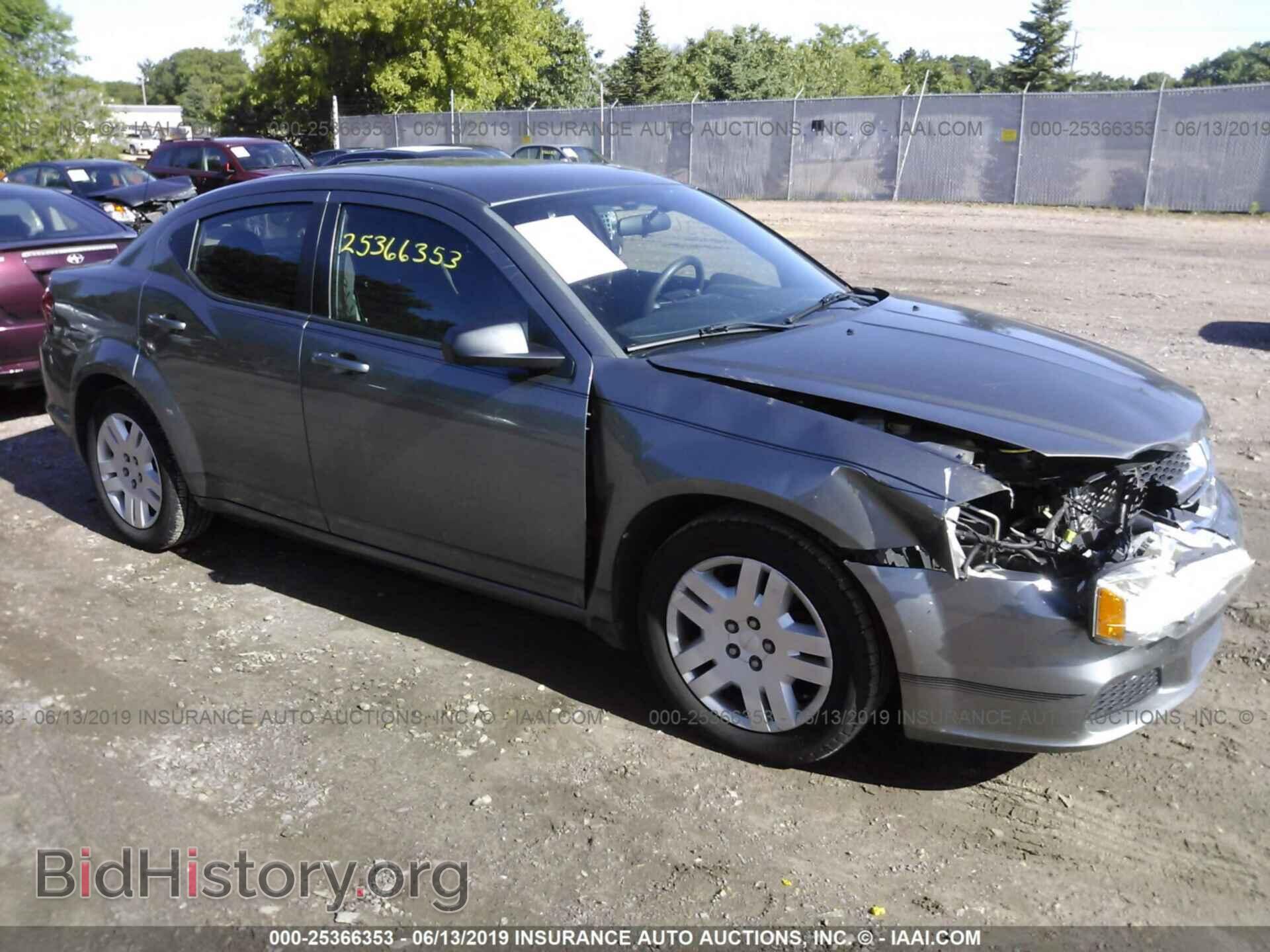 Фотография 1C3CDZAB1DN537947 - DODGE AVENGER 2013