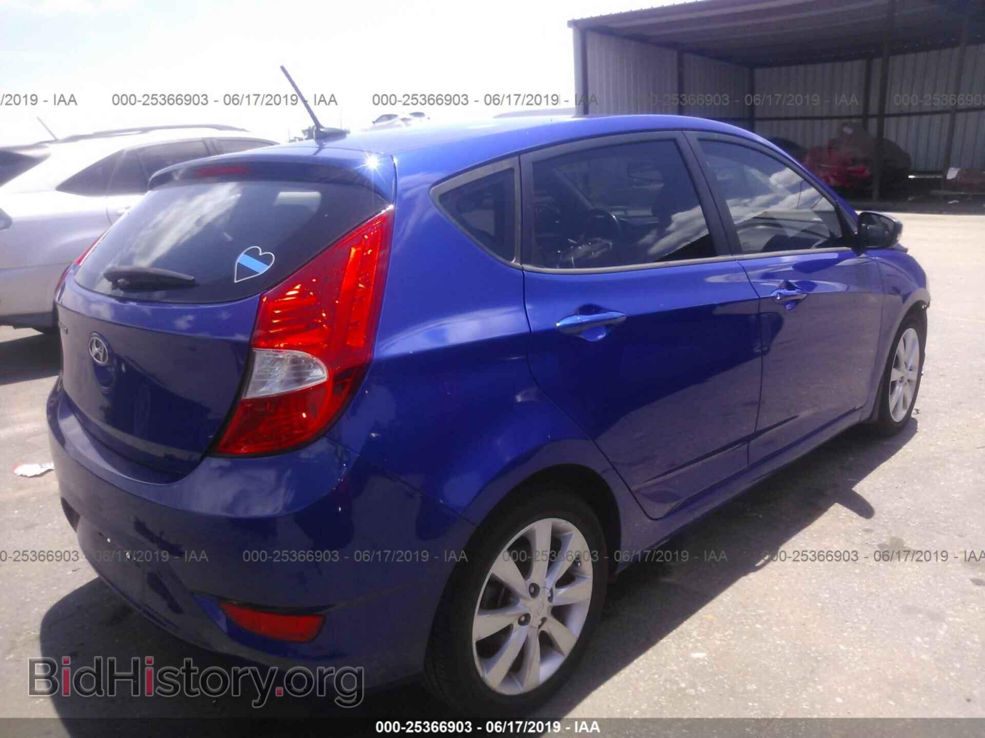 2014 HYUNDAI ACCENT - VIN: KMHCU5AEXEU158298 - Фото 4
