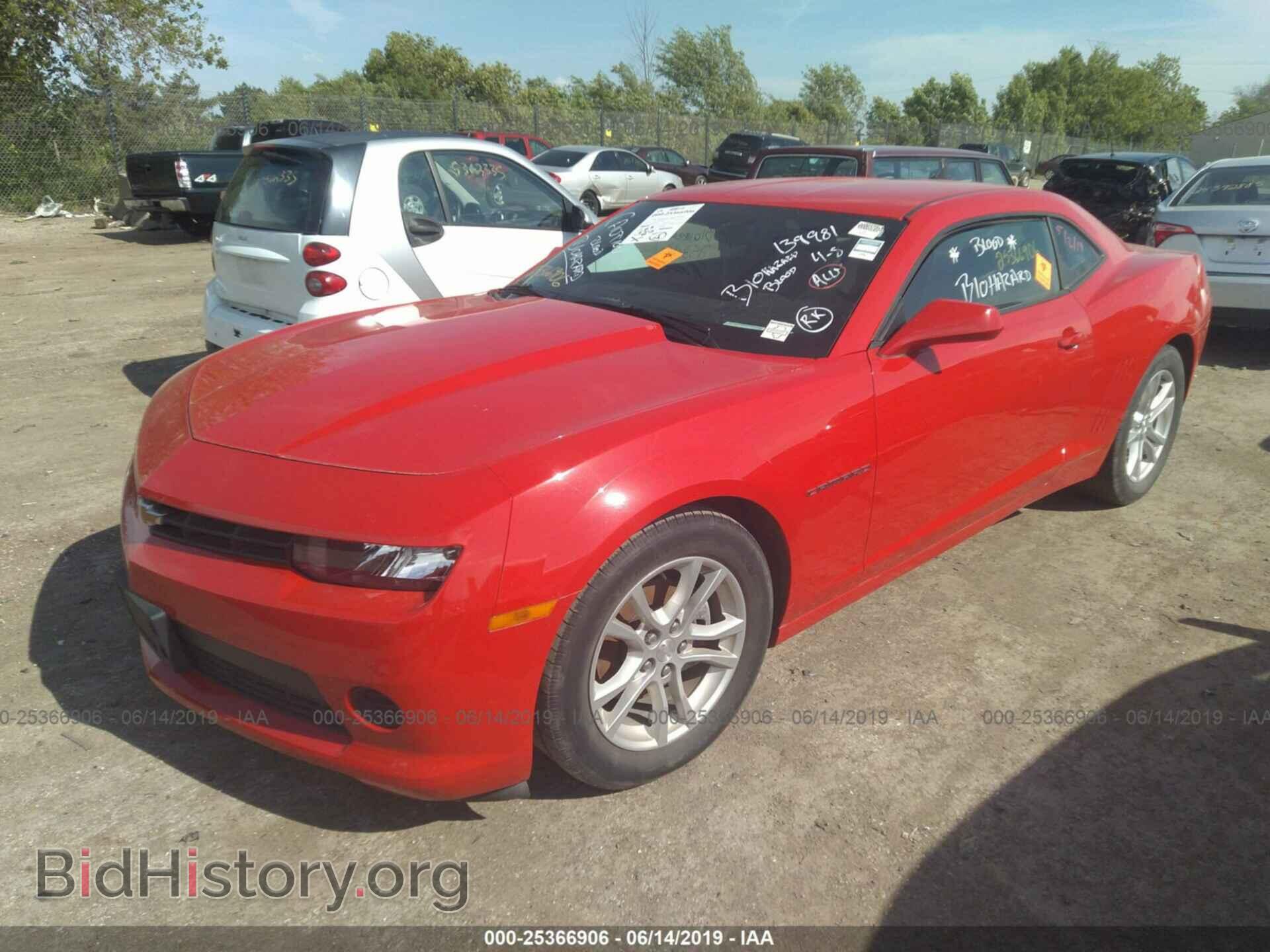 2014 CHEVROLET CAMARO - VIN: 2G1FE1E36E9139981 - Фото 2