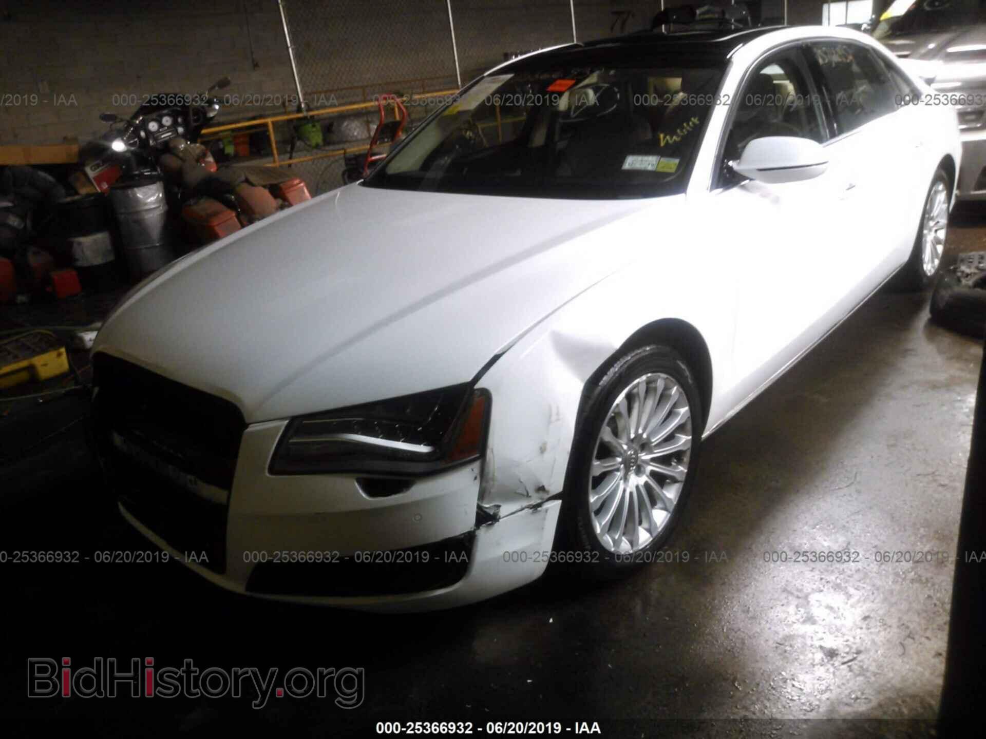 2014 AUDI A8 - VIN: WAUR2AFD8EN009179 - Фото 2