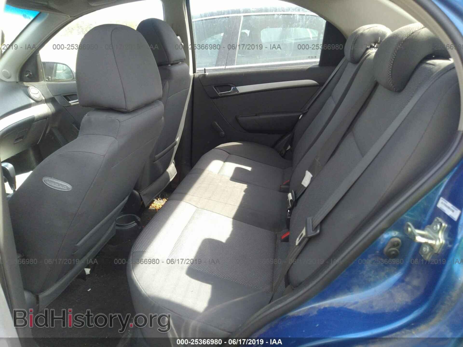 2011 CHEVROLET AVEO - VIN: KL1TD5DE4BB122380 - Фото 8