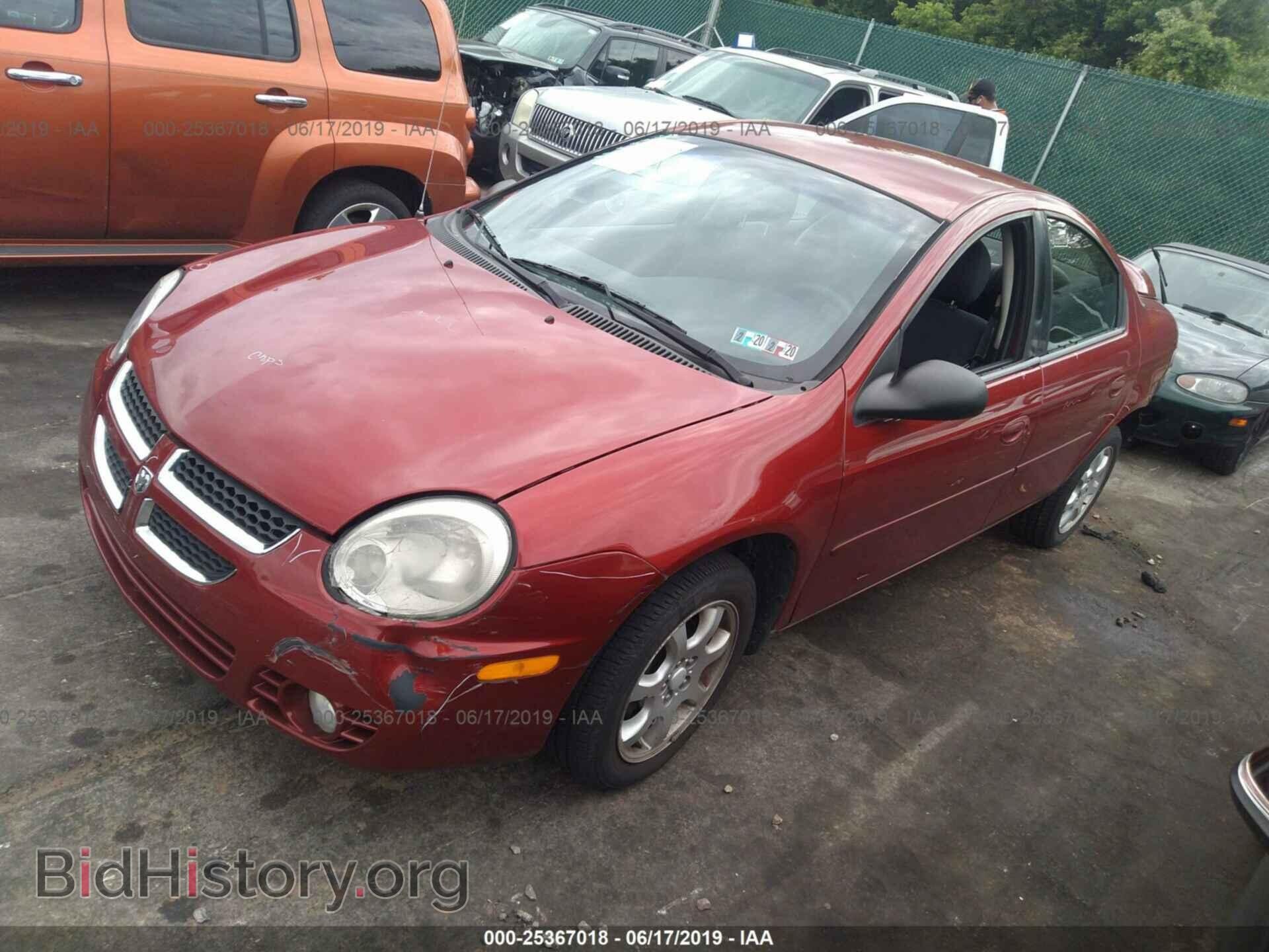 2005 DODGE NEON - VIN: 1B3ES56C45D225263 - Фото 2