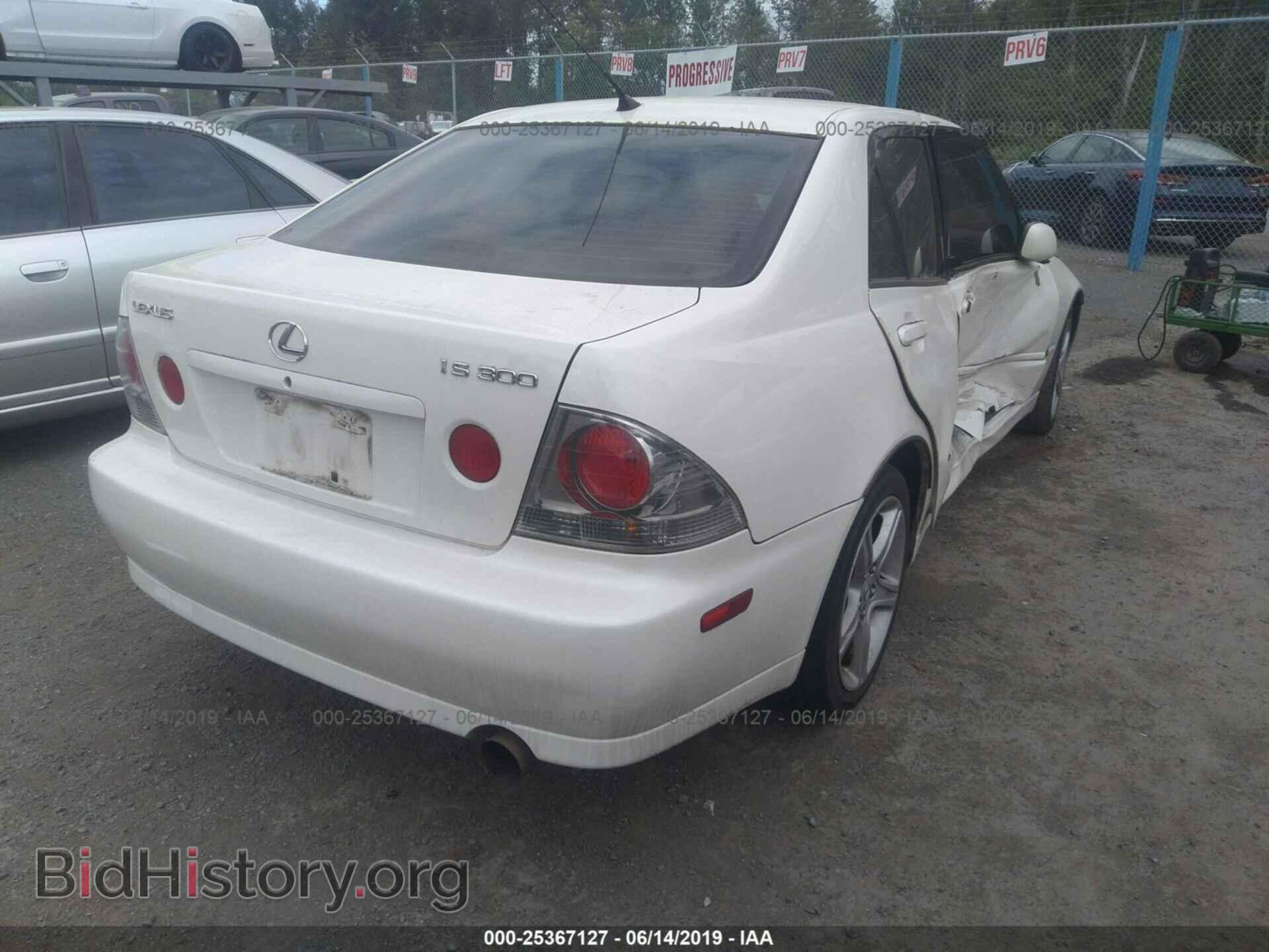 2001 LEXUS IS - VIN: JTHBD182710031903 - Фото 4