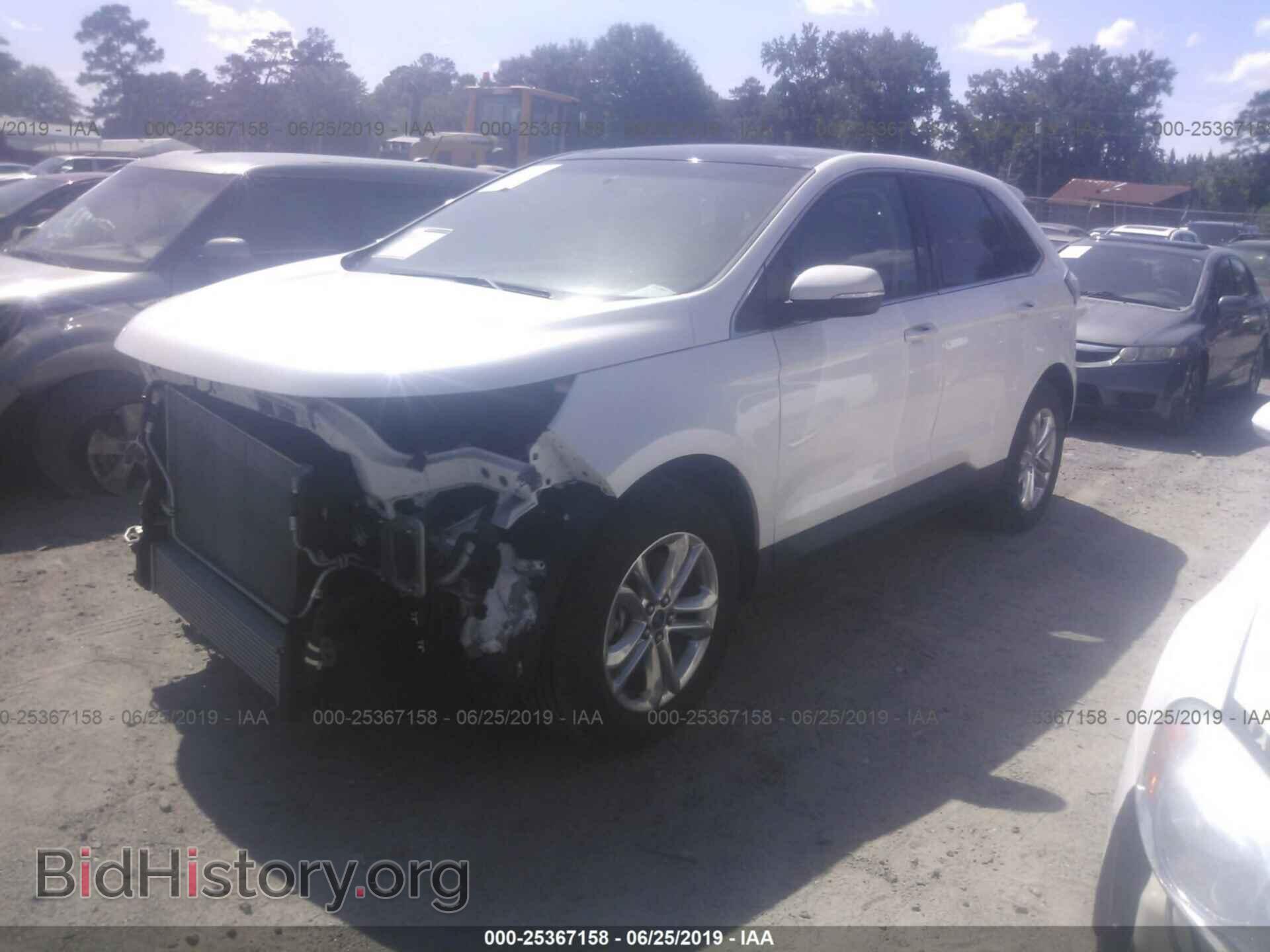 2015 FORD EDGE - VIN: 2FMTK4J90FBB70504 - Фото 2