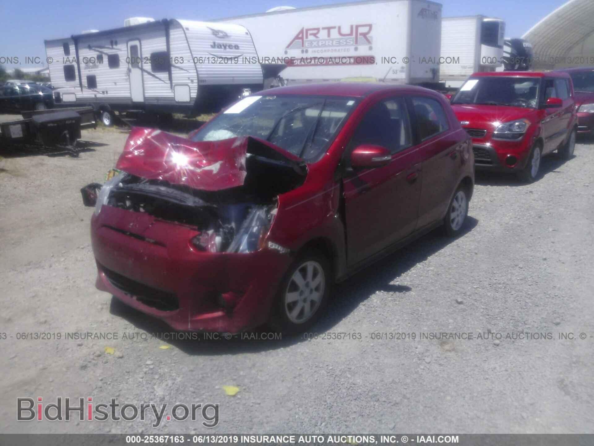 2015 MITSUBISHI MIRAGE - VIN: ML32A4HJ0FH042076 - Фото 2