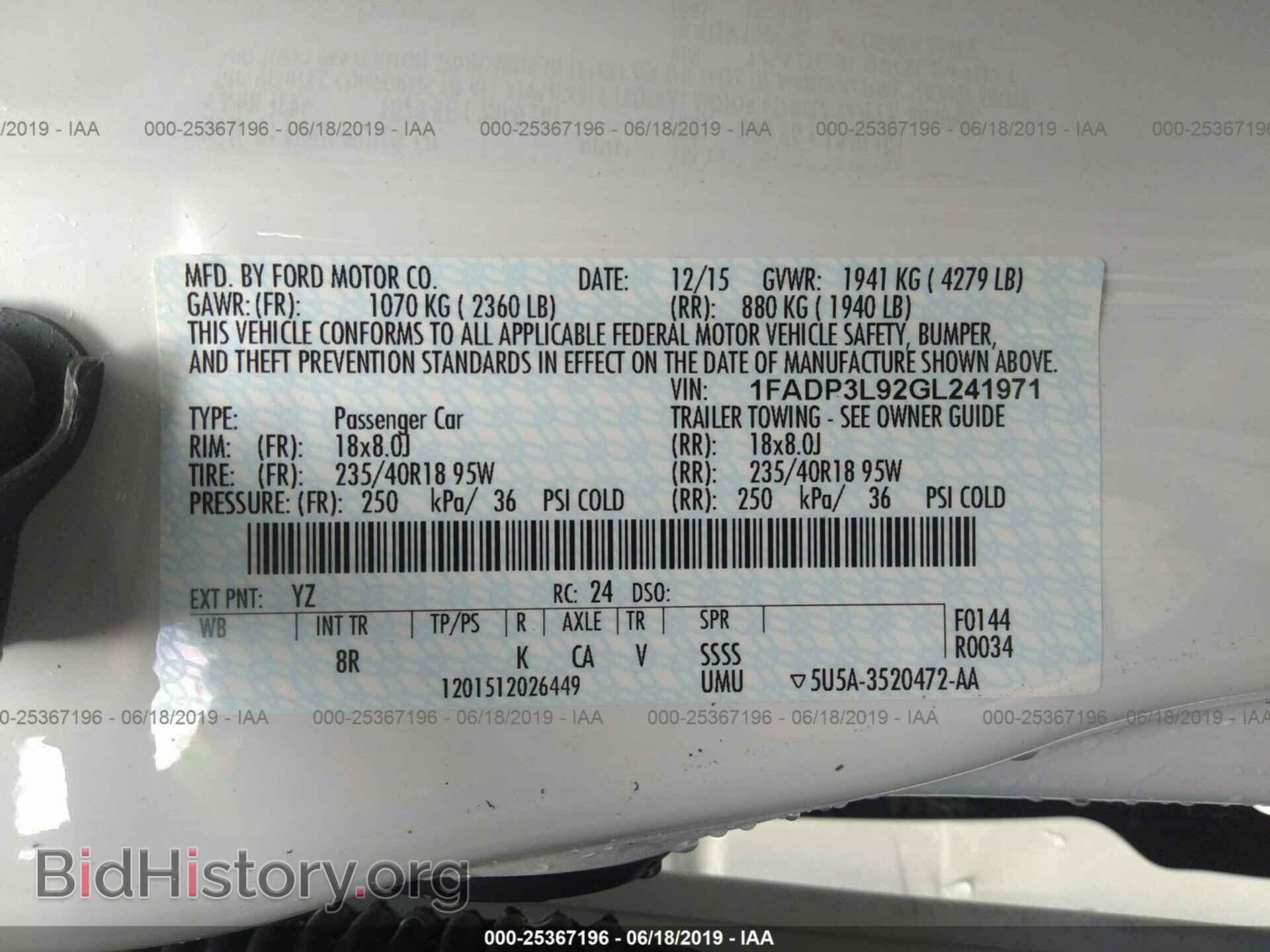 2016 FORD FOCUS - VIN: 1FADP3L92GL241971 - Photo 9